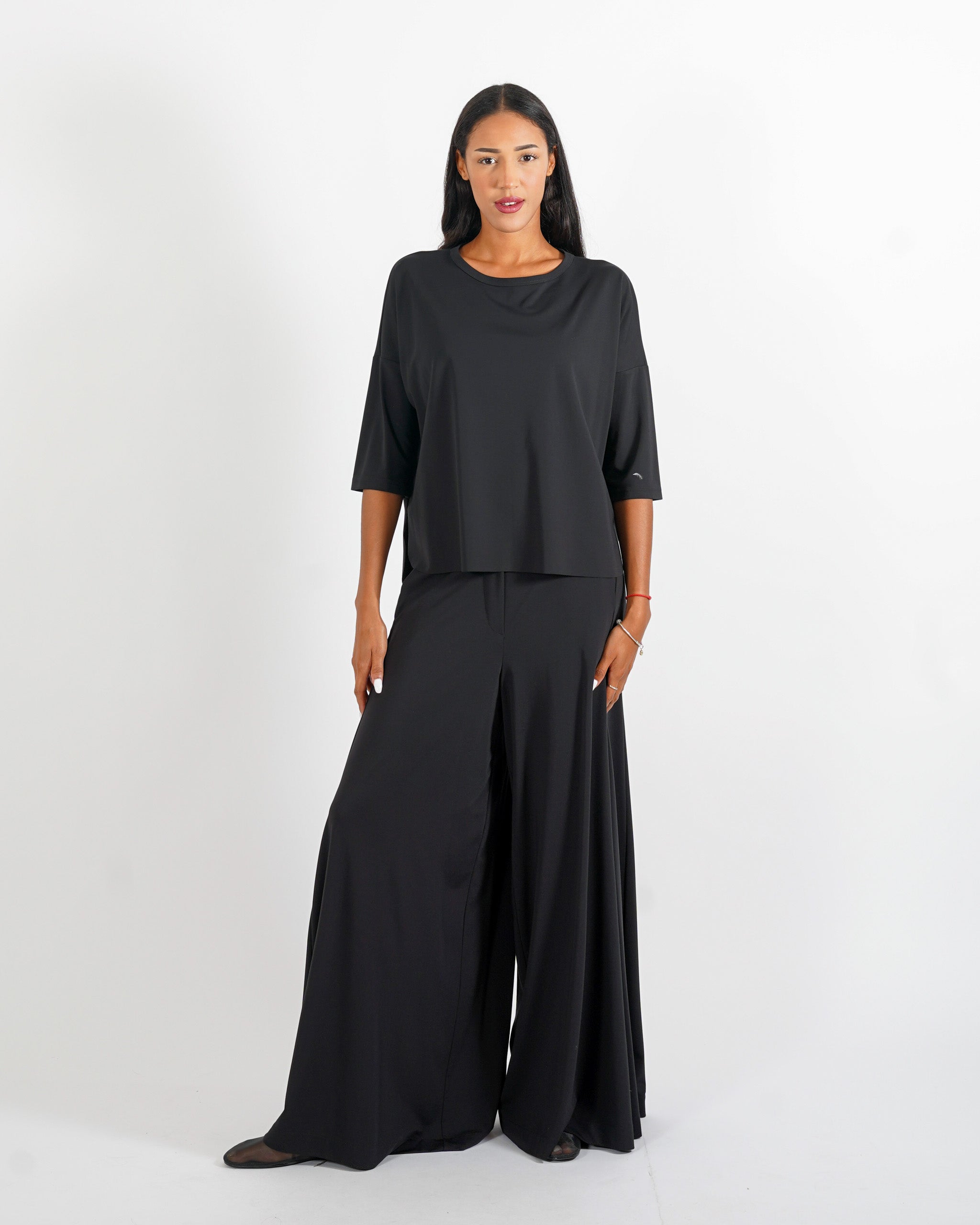 Blusa girocollo manica raglan - Odiosa