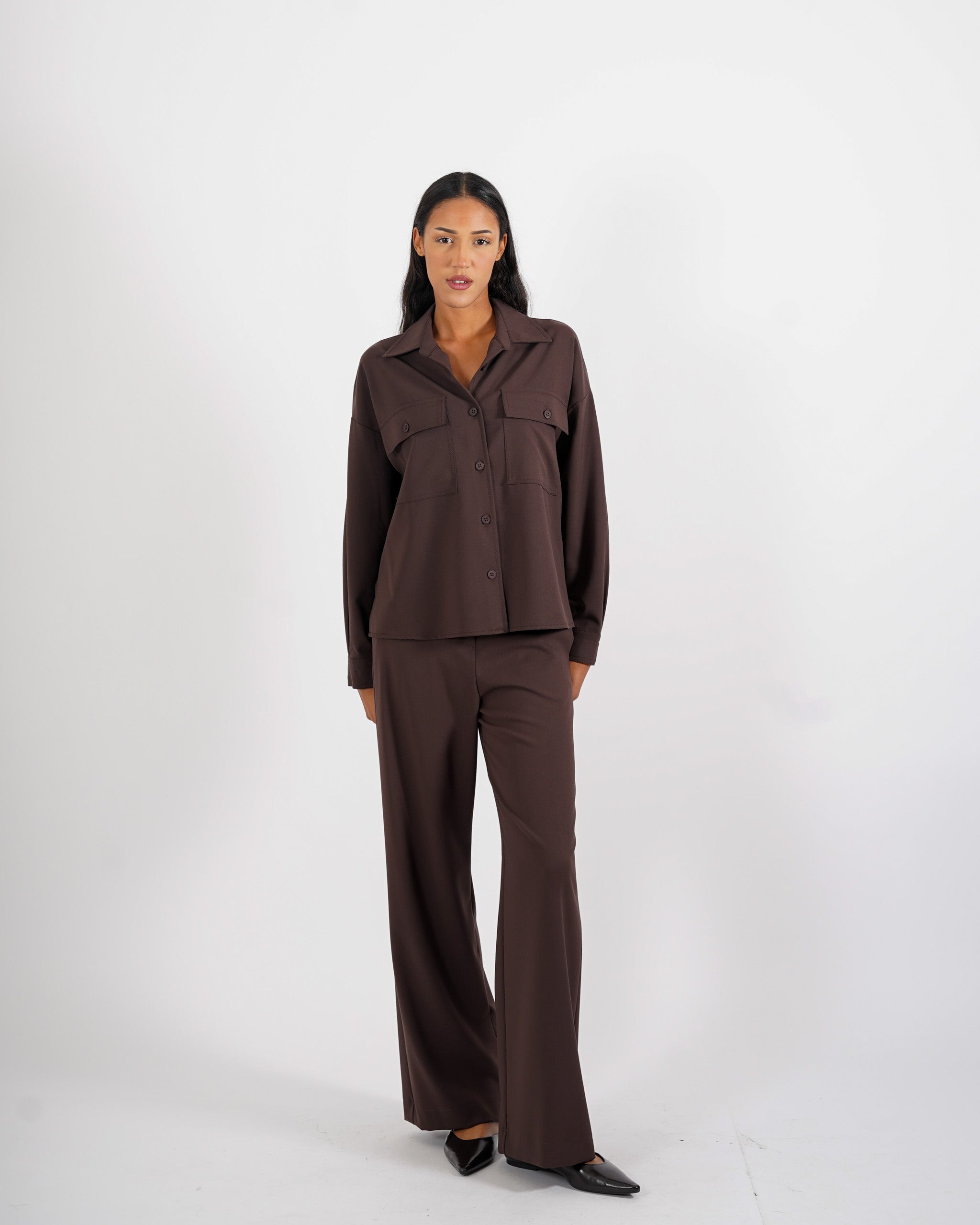 Camicia con tasche a toppe - Scontrosa