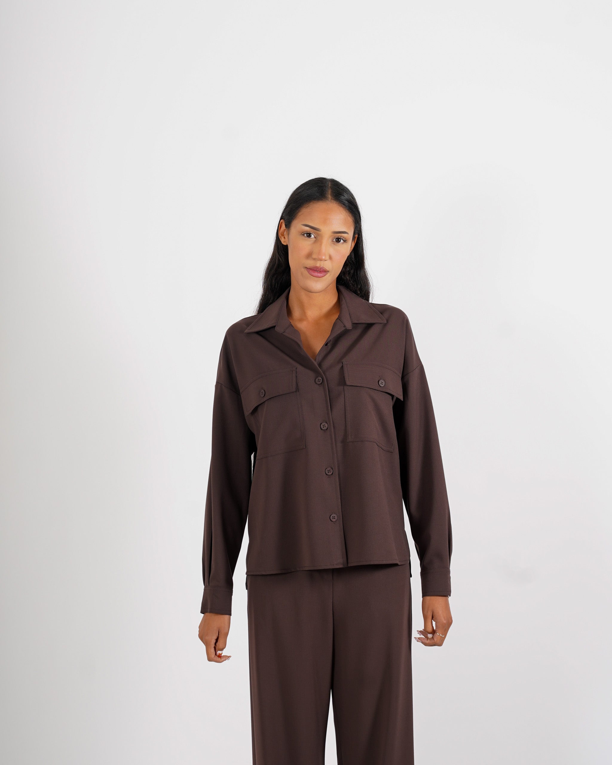 Camicia con tasche a toppe - Scontrosa