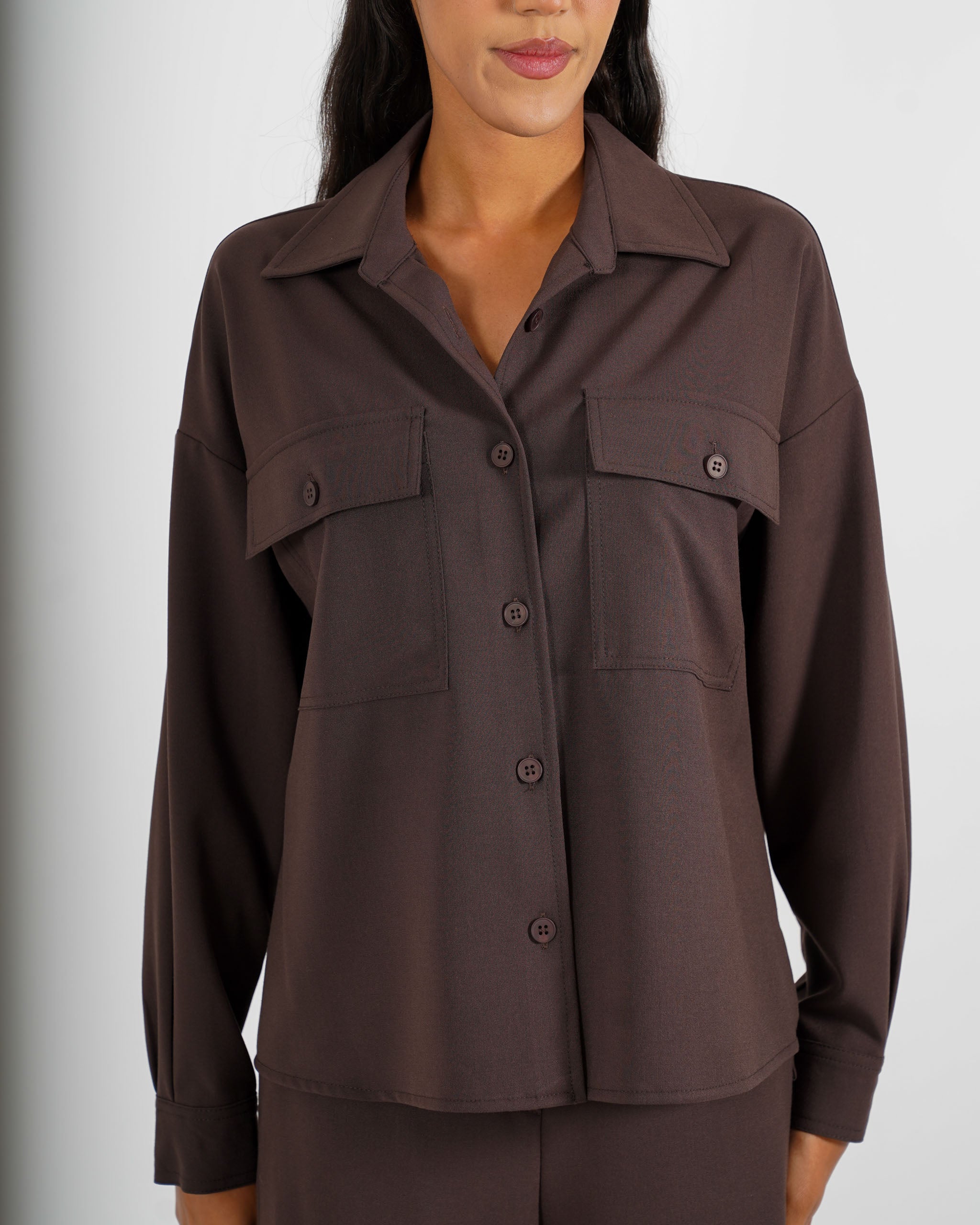 Camicia con tasche a toppe - Scontrosa