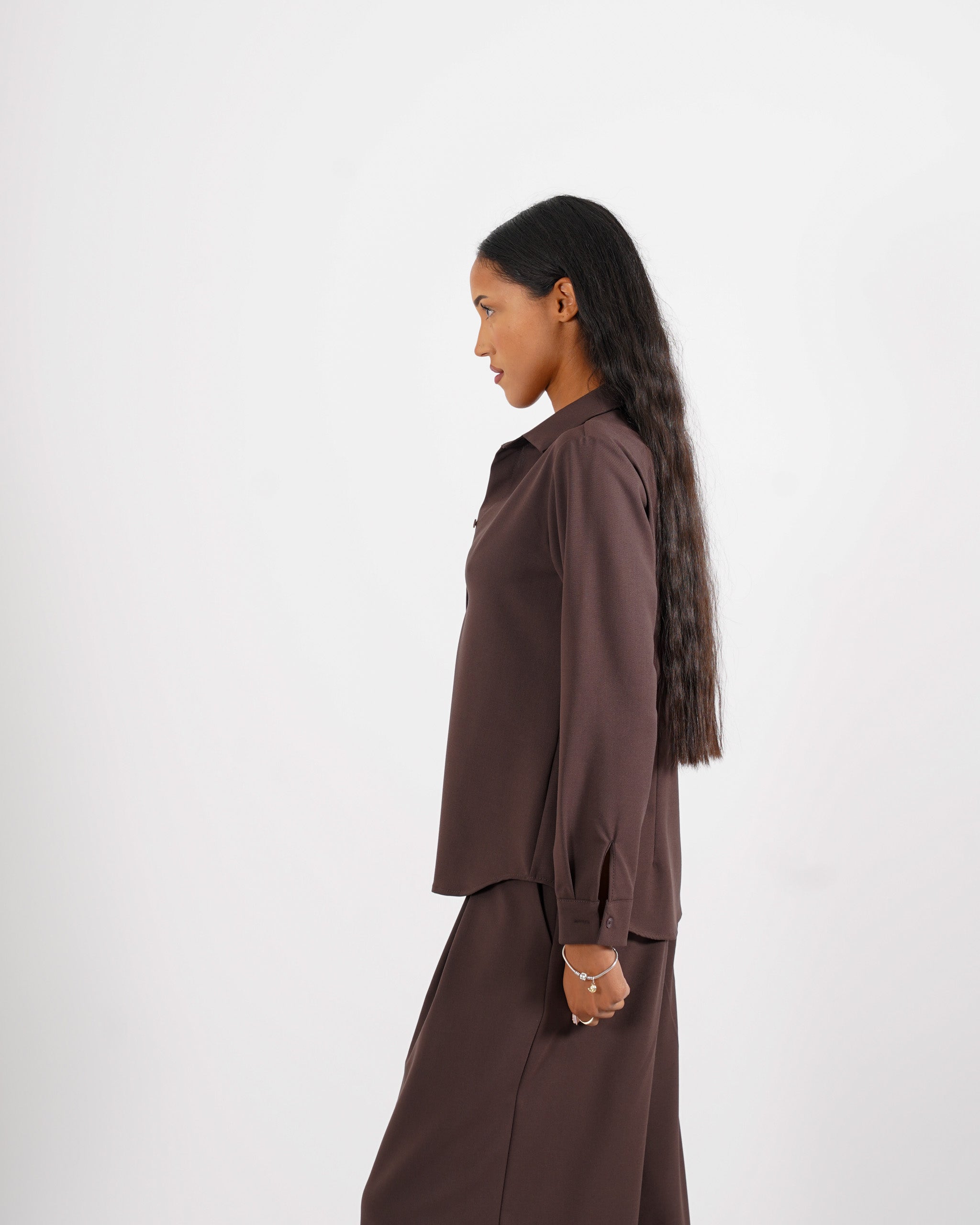 Camicia regular fit in ecofibra - Distinta
