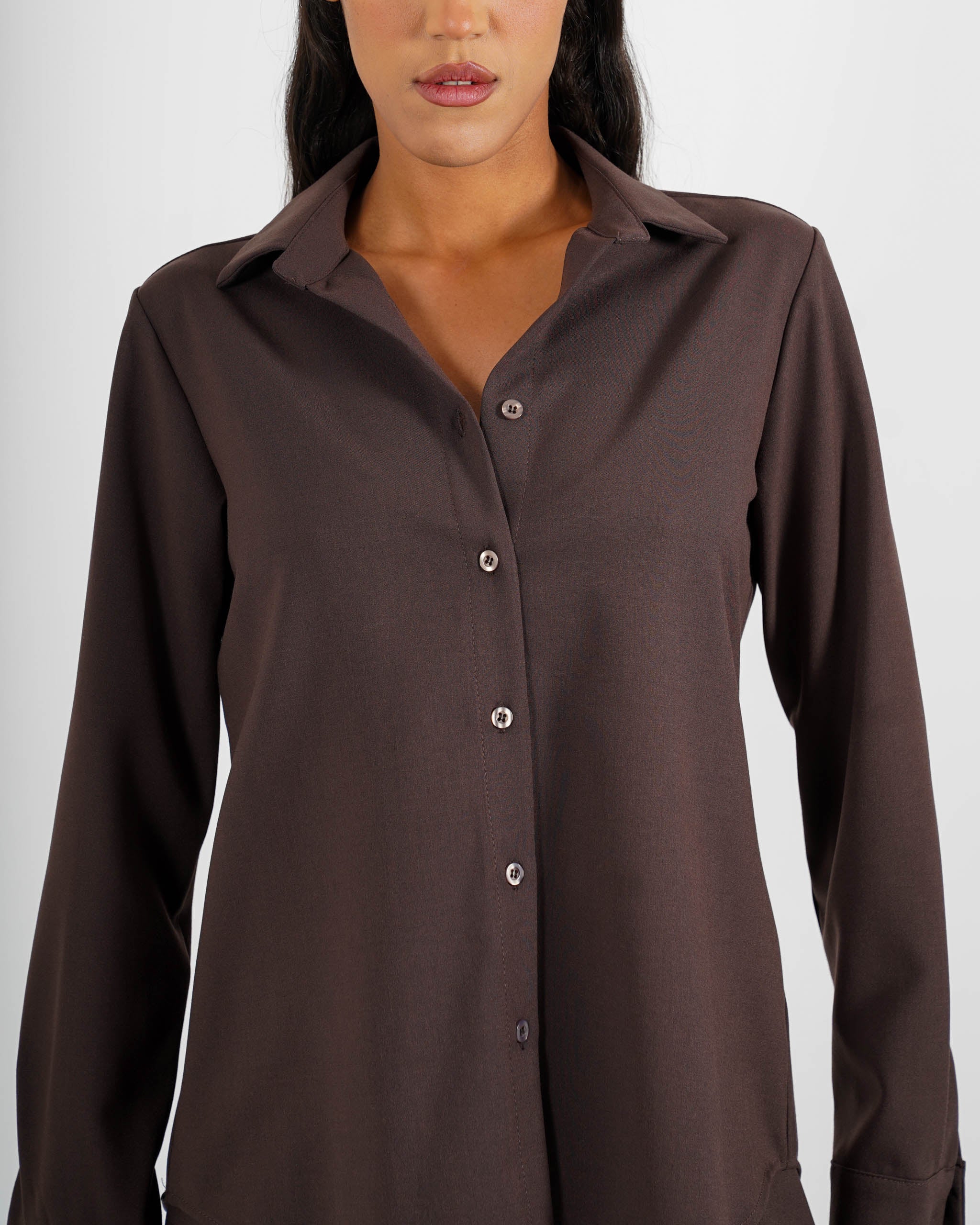 Camicia regular fit in ecofibra - Distinta