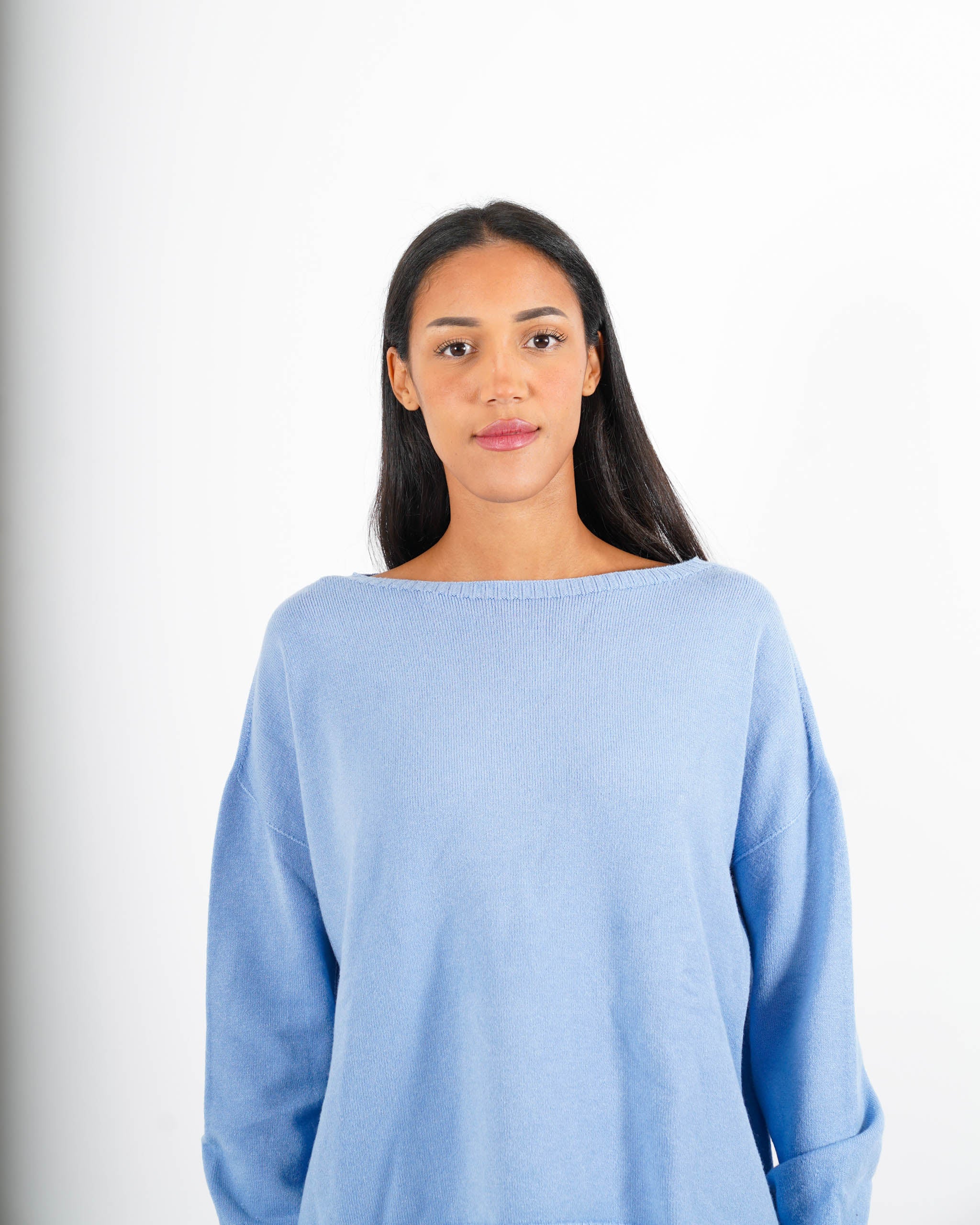 Maglia girocollo in mano lana- Nigeria