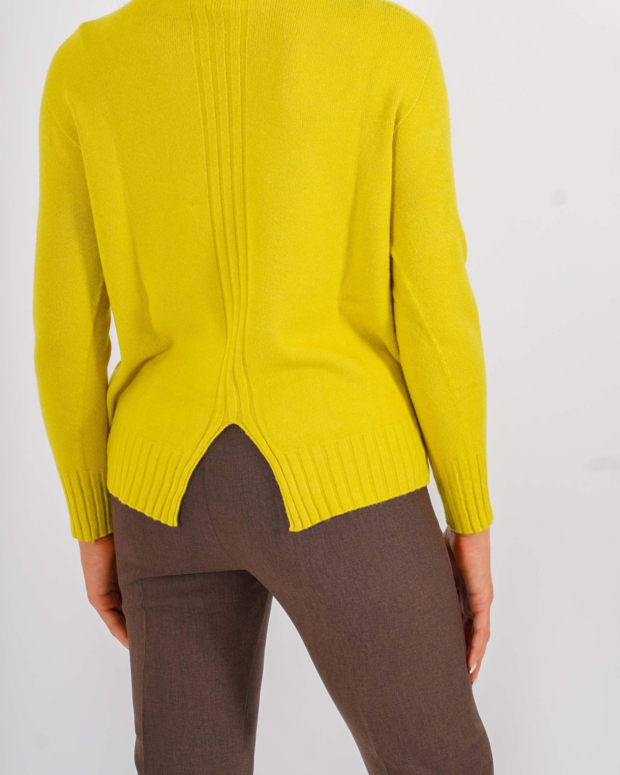 Maglia girocollo minimal con dettaglio sul retro – Biscia
