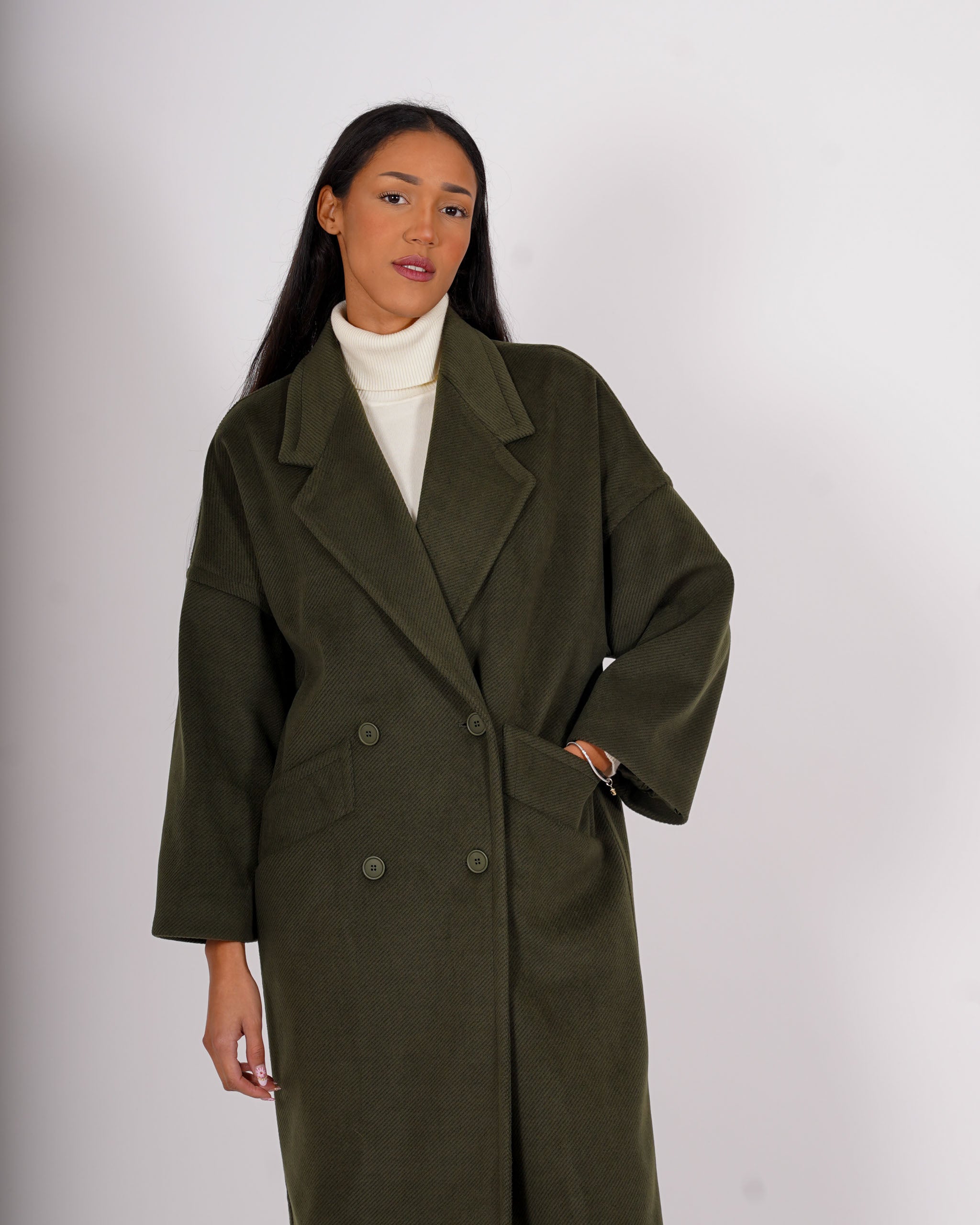 Cappotto lungo over doppio petto - Ballerina