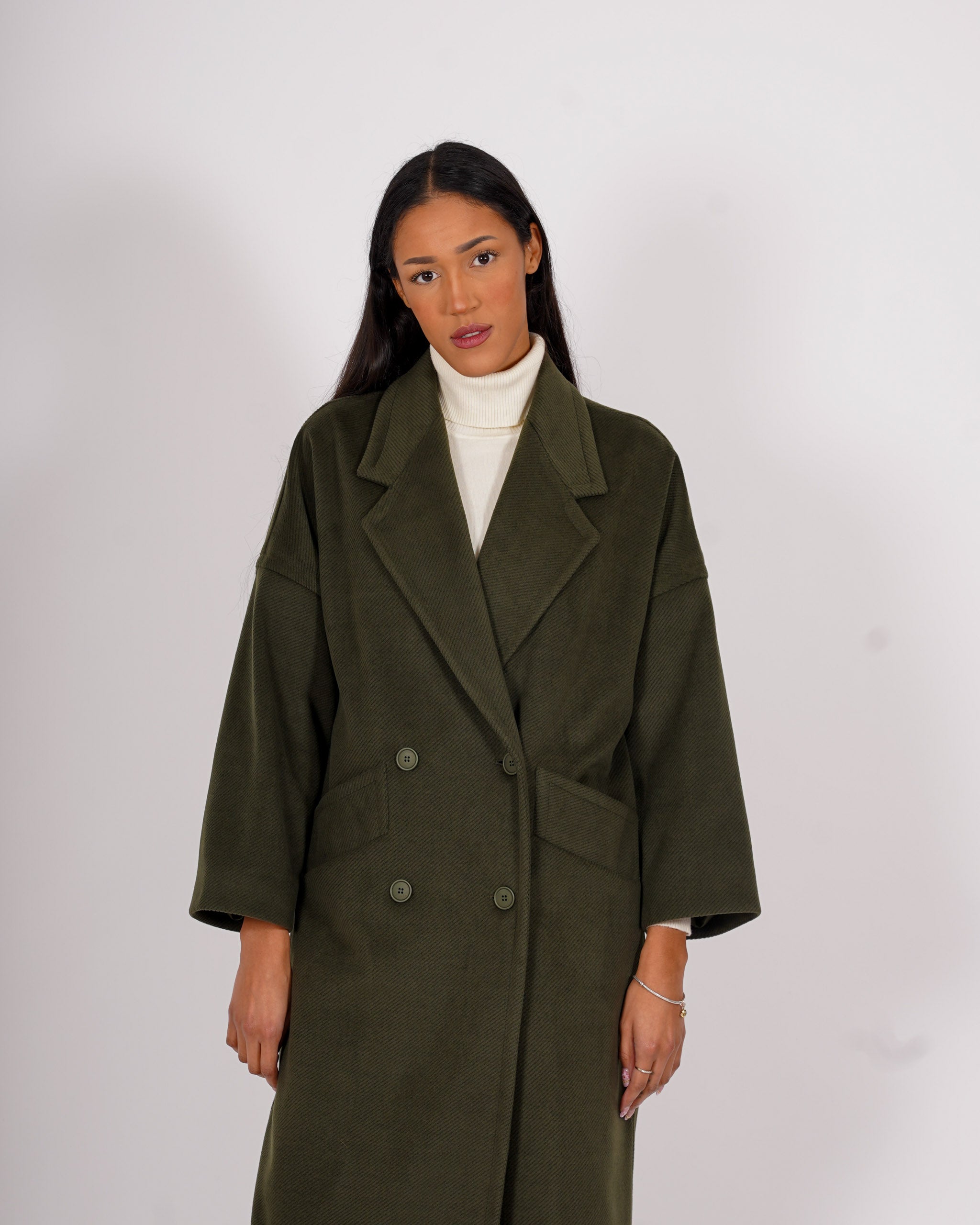 Cappotto lungo over doppio petto - Ballerina