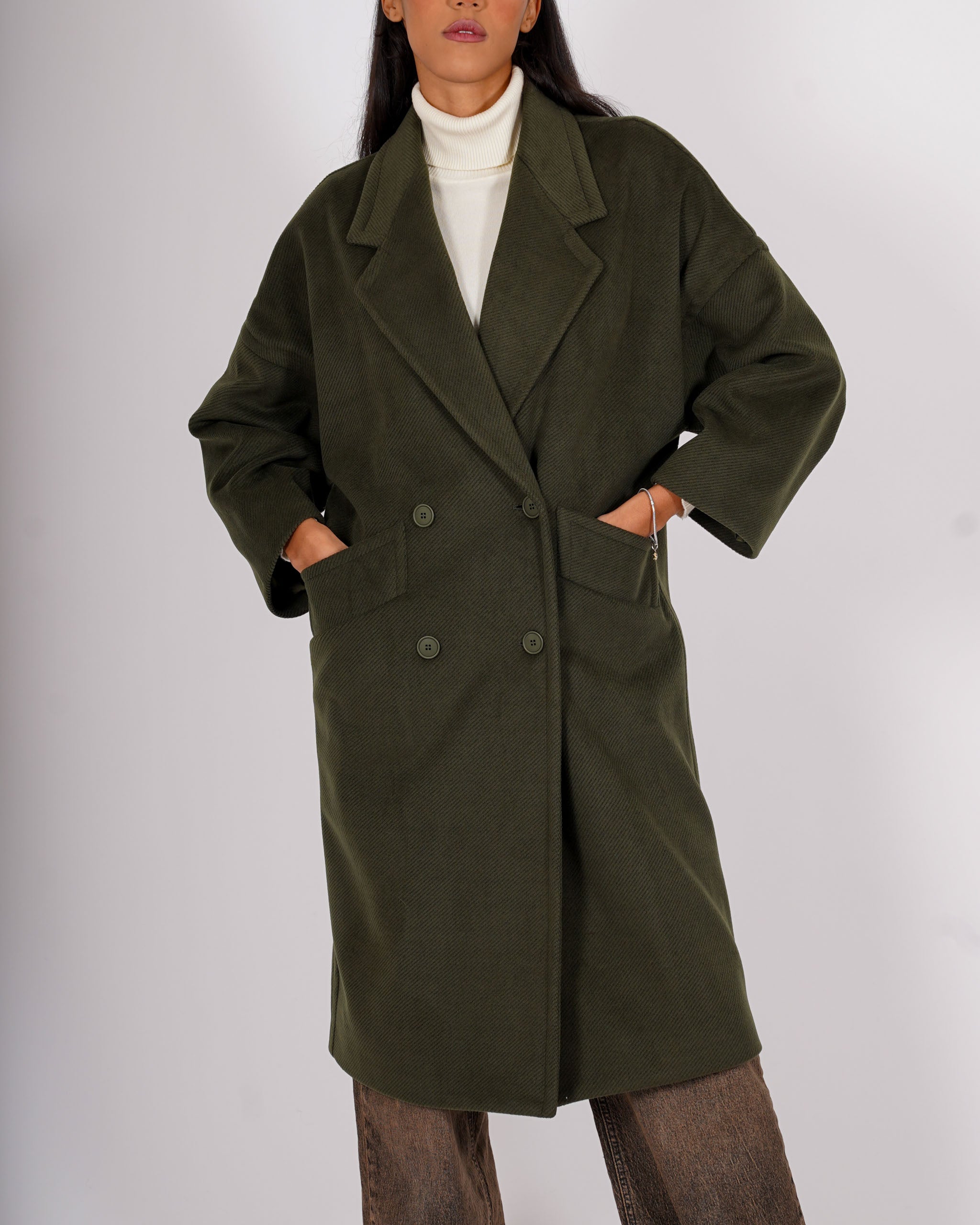 Cappotto lungo over doppio petto - Ballerina