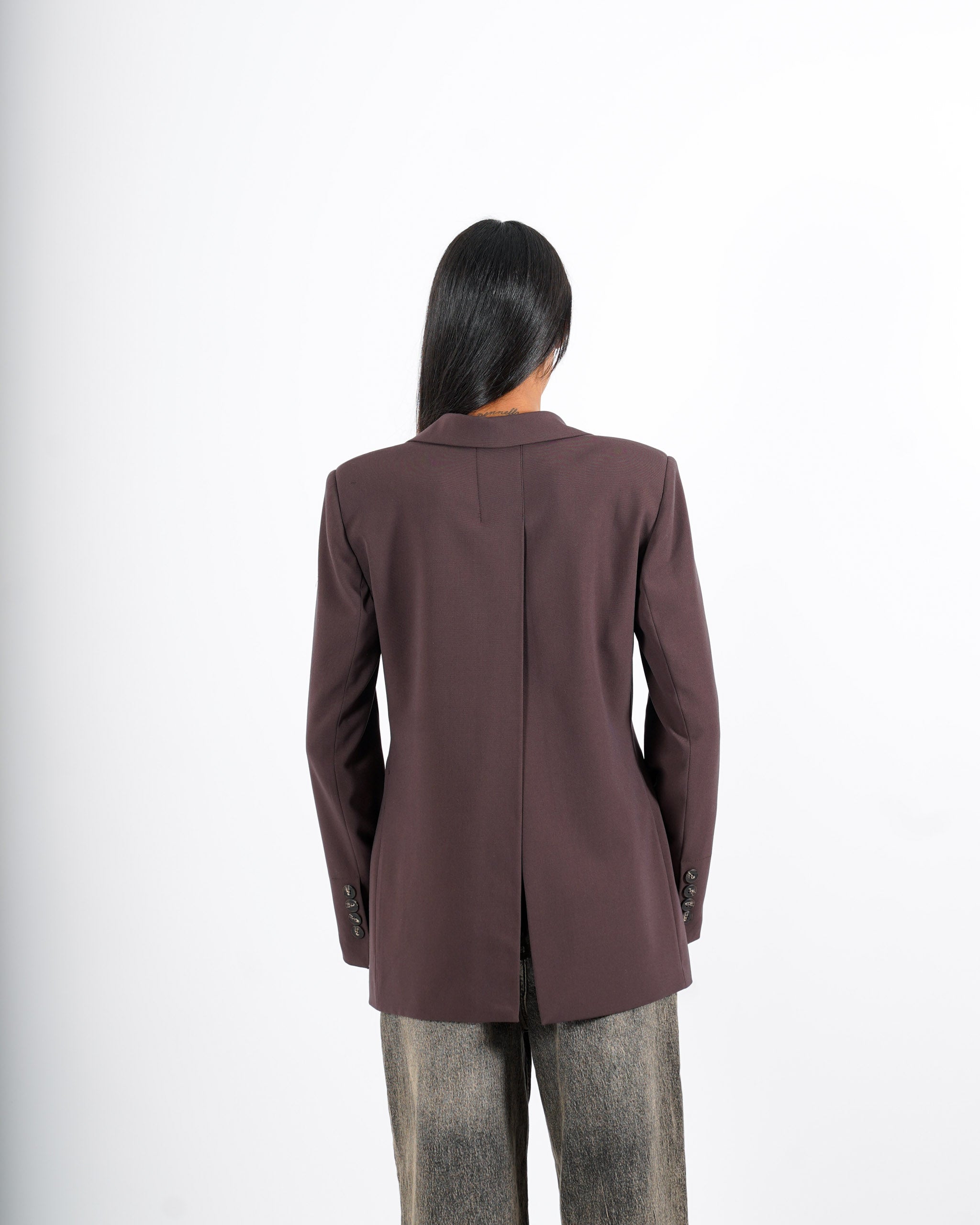 Giacca monopetto con bottone laterale e spacco sul retro - Lunatica