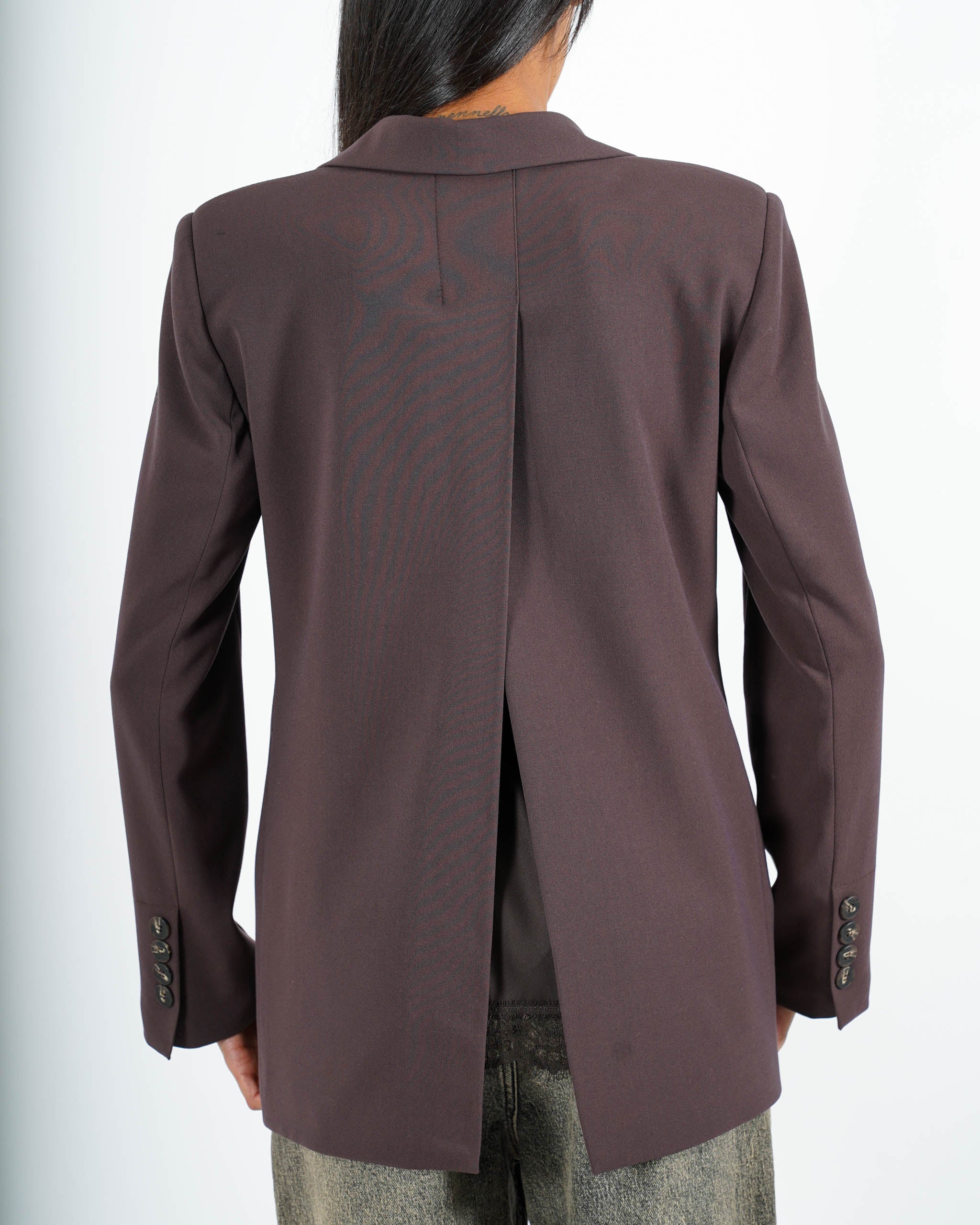 Giacca monopetto con bottone laterale e spacco sul retro - Lunatica