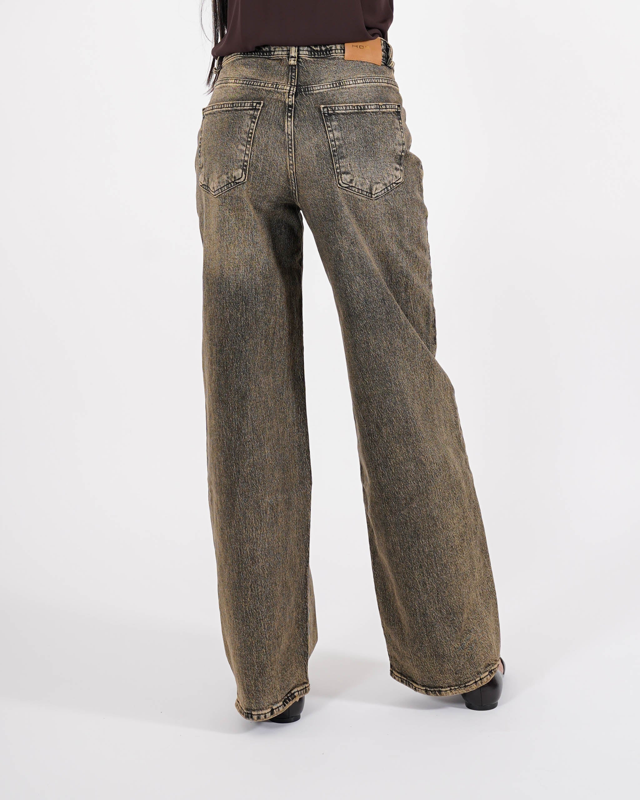 Jeans balloon fit in tela denim - Contenta