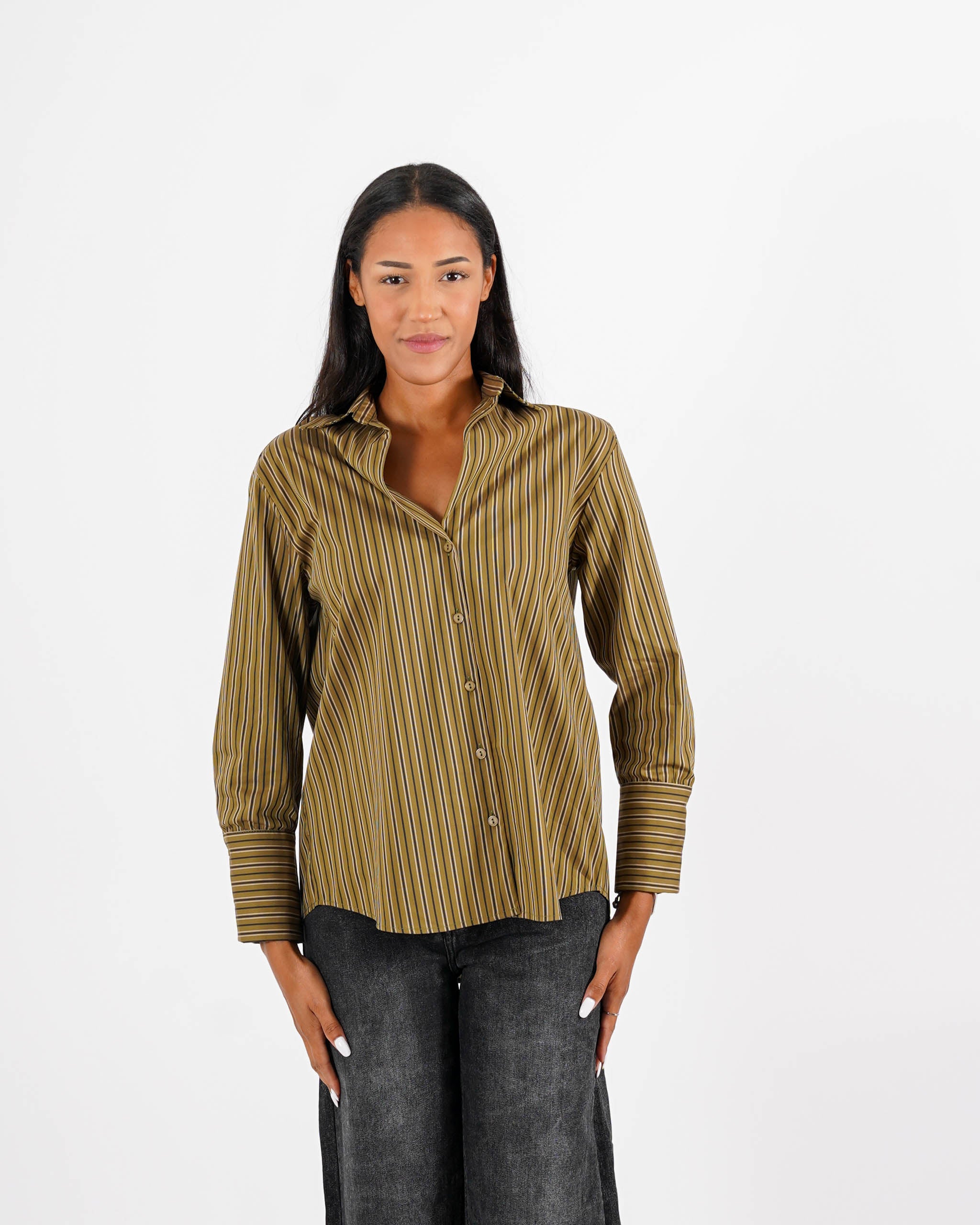 Camicia slim fit in cotone - Leggera