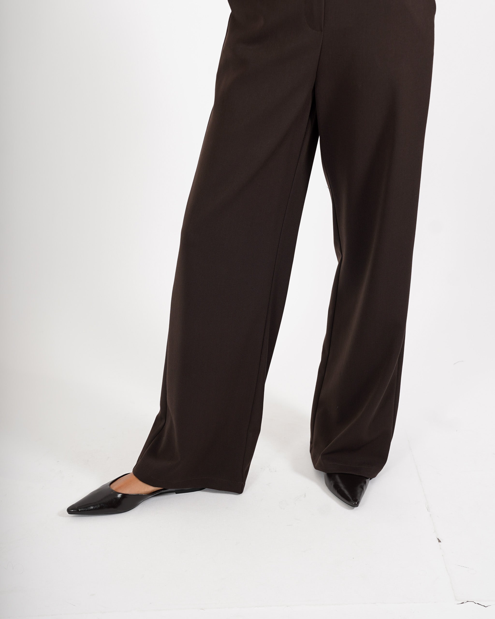 Pantaloni regular fit in eco fibra - Sandra