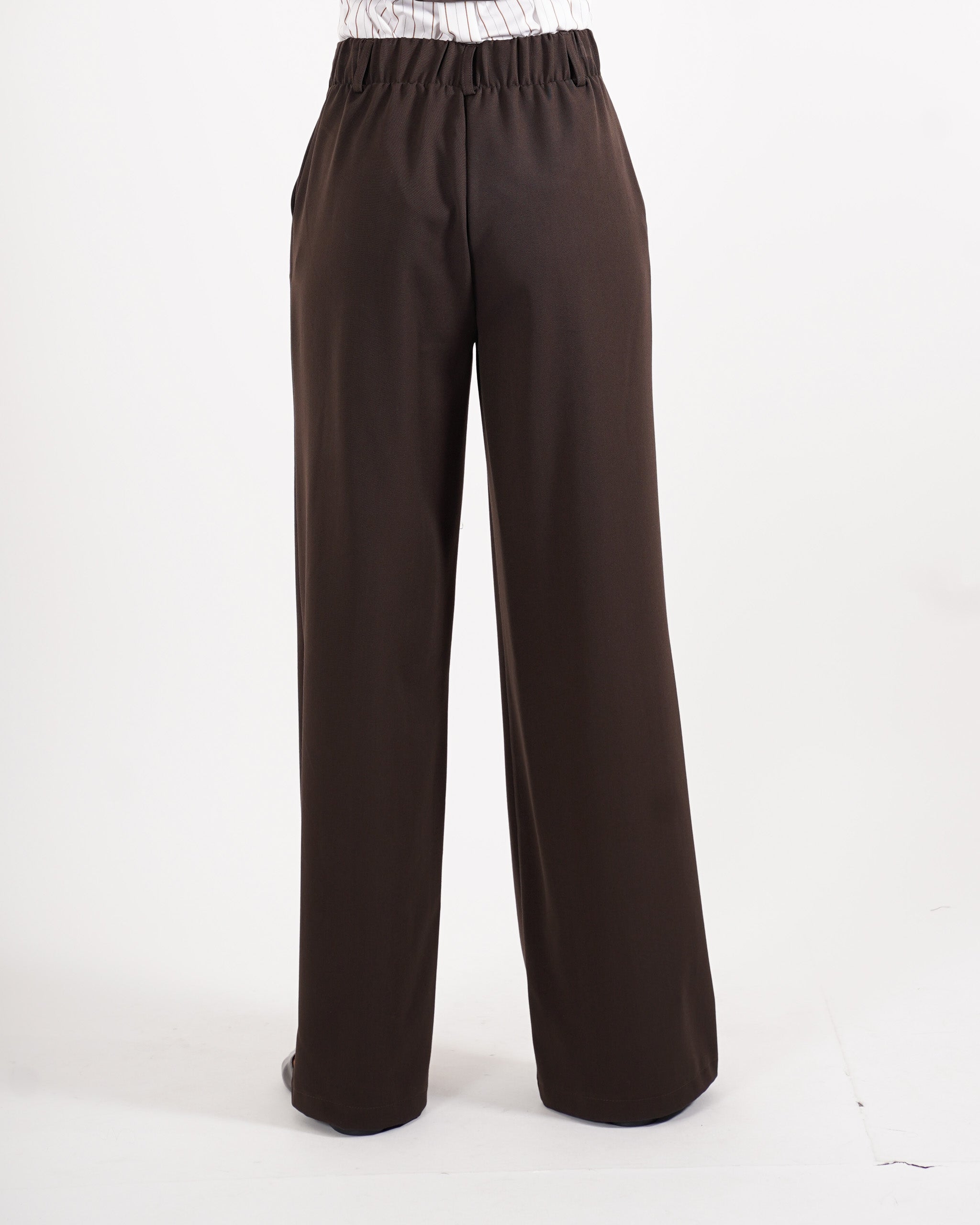 Pantaloni regular fit in eco fibra - Sandra