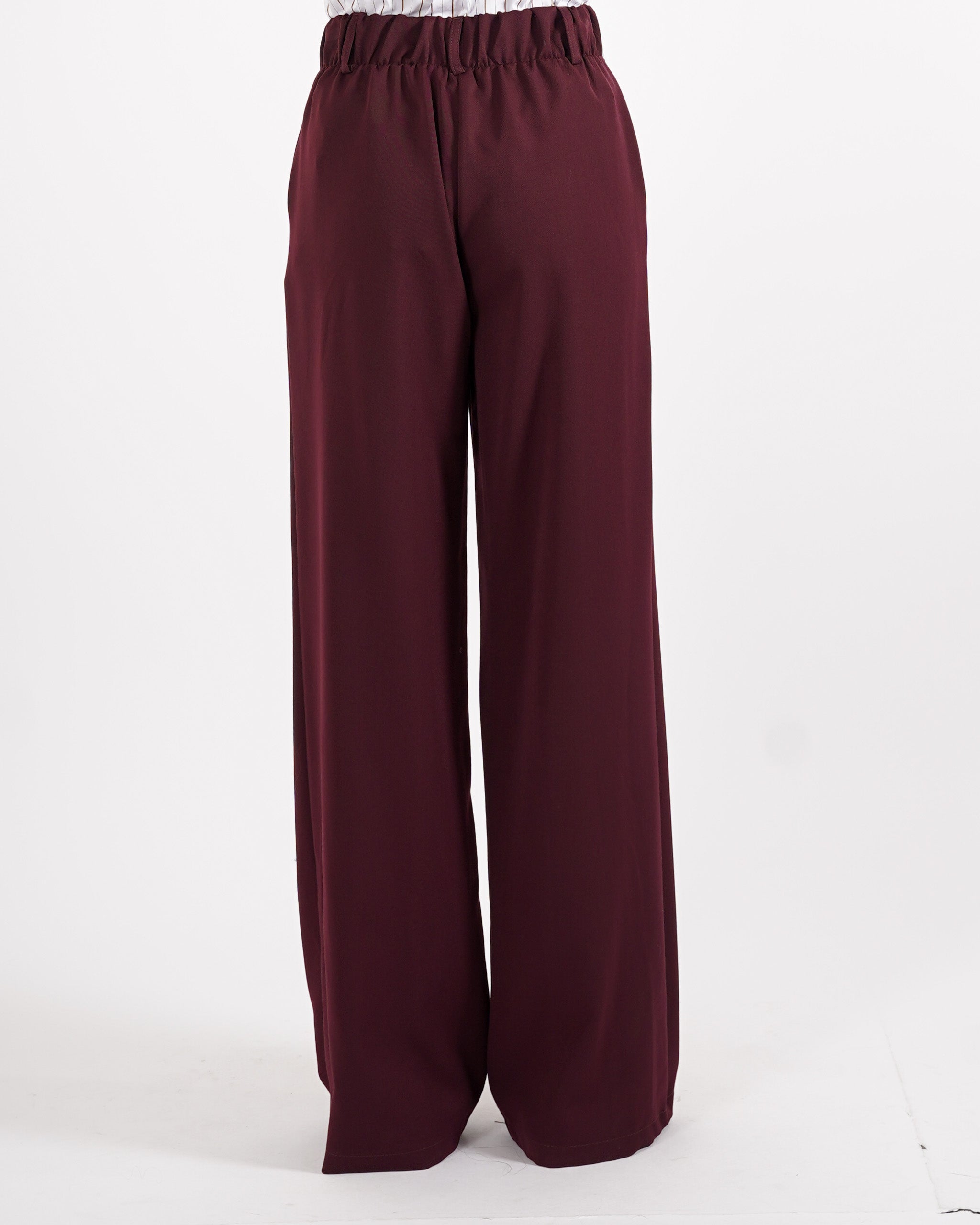 Pantaloni regular fit in eco fibra - Sandra