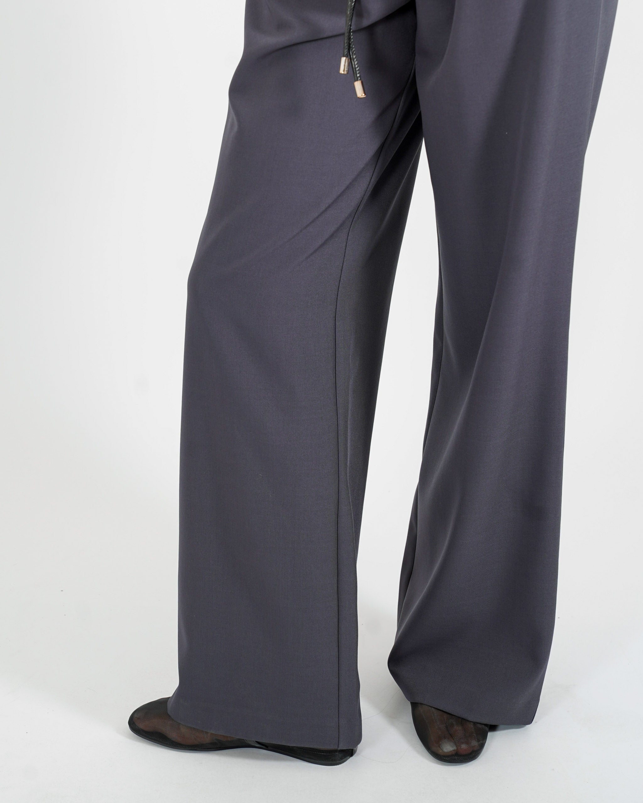 Pantaloni gamba larga con cintura - Stellare - Hope Fashion