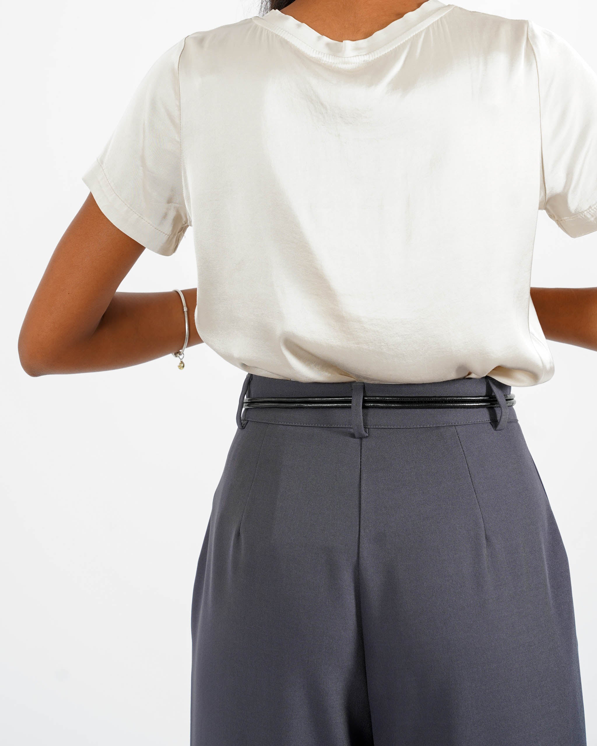 Pantaloni gamba larga con cintura - Stellare - Hope Fashion