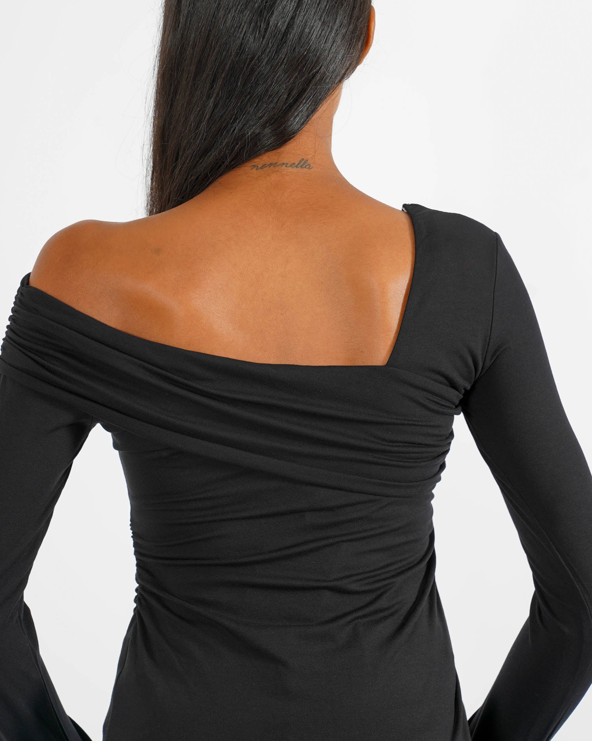 Shirt monospalla con fascia - Lorelei