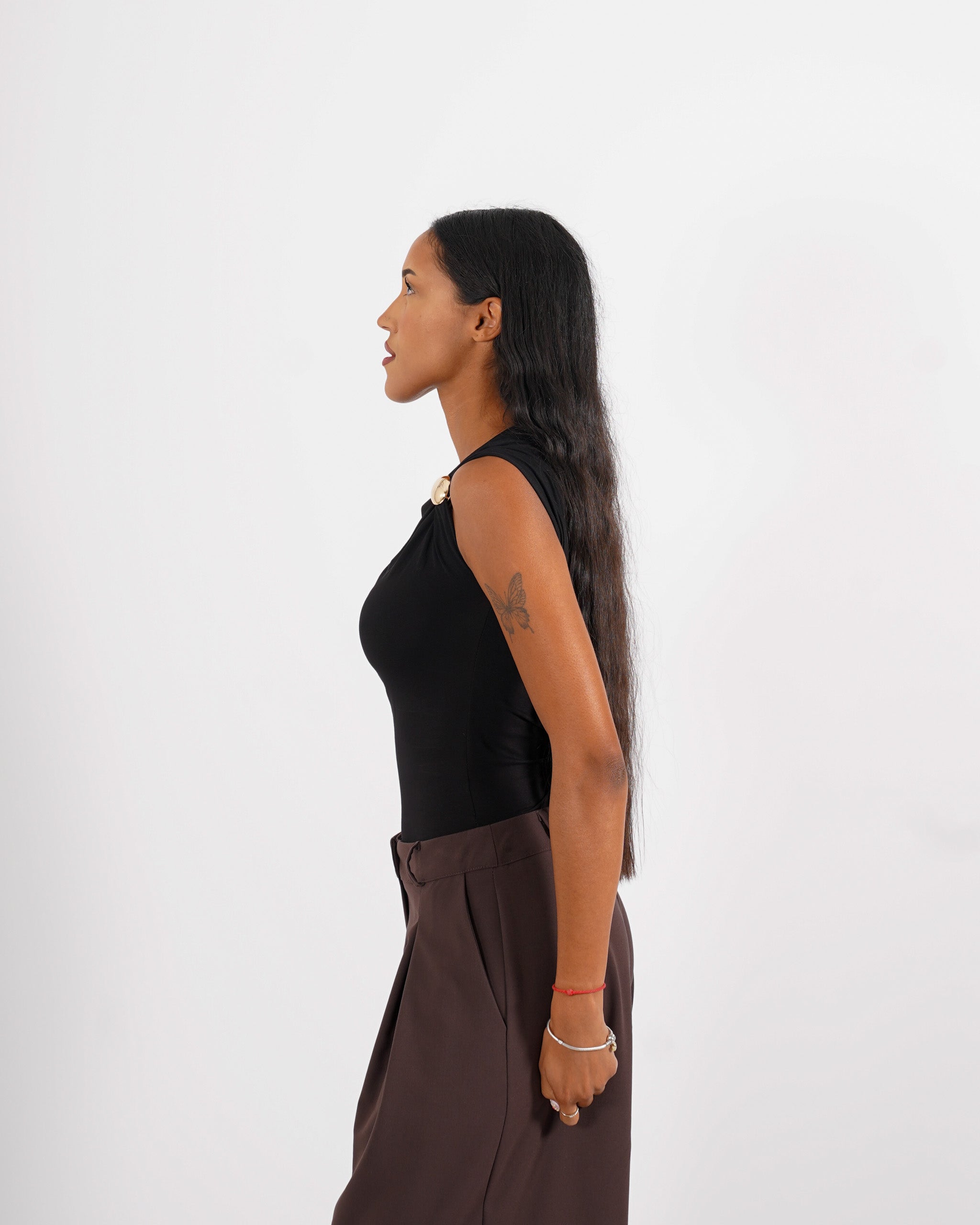 Shirt monospalla con fascia - Matilde
