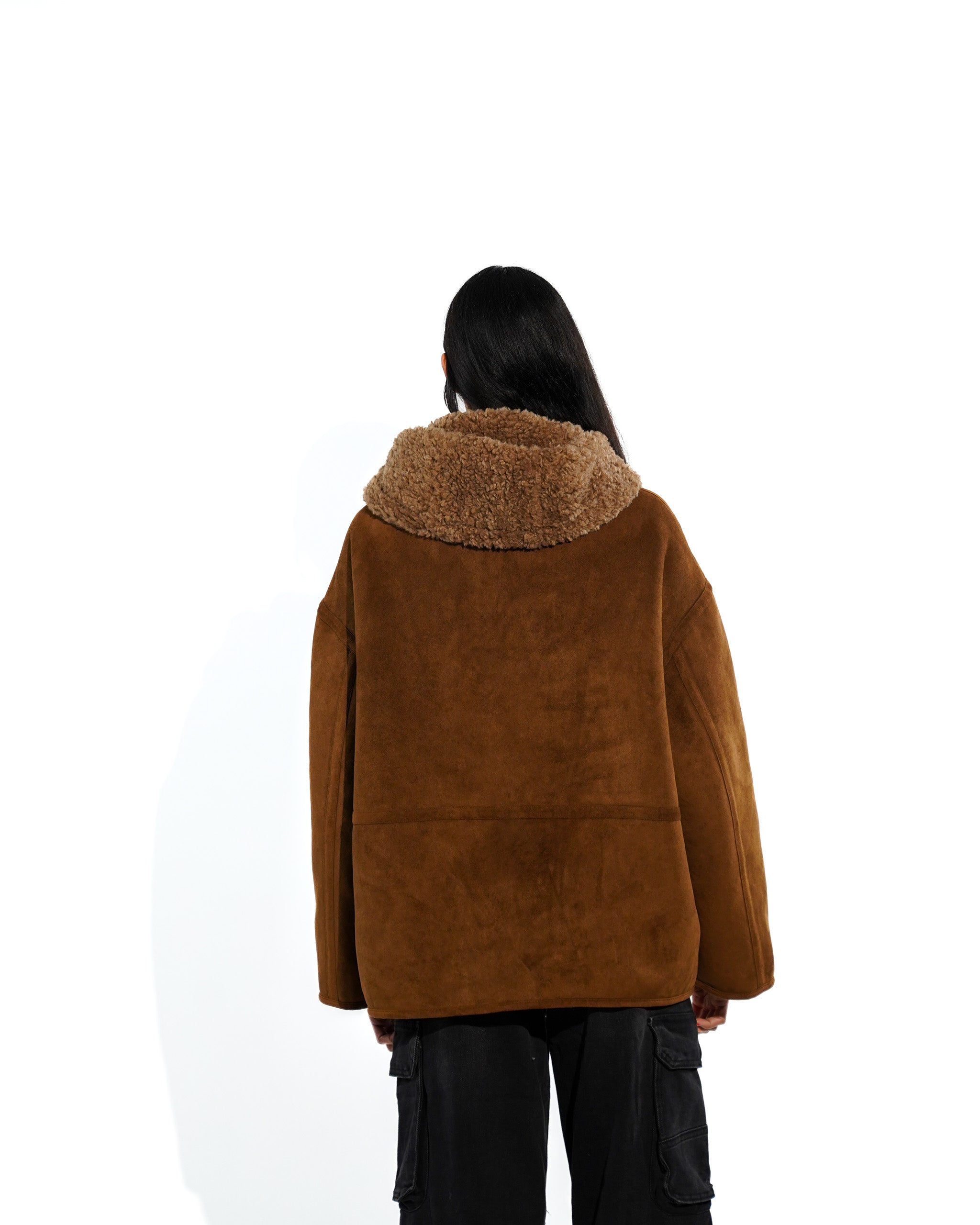 Ecomontone con cappuccio e tasche -Gilda