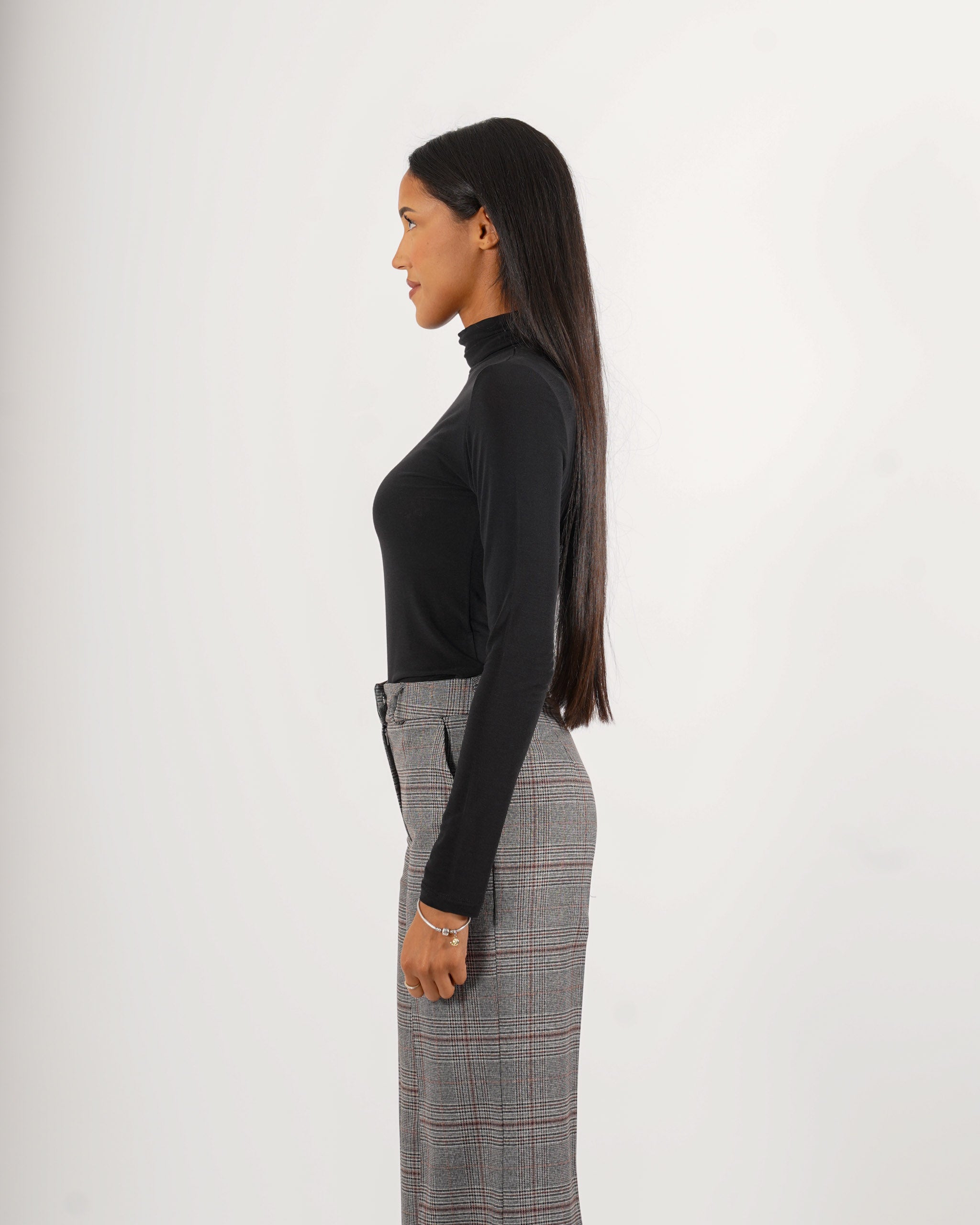 Maglia collo alto in mano cachemire - Ashanti