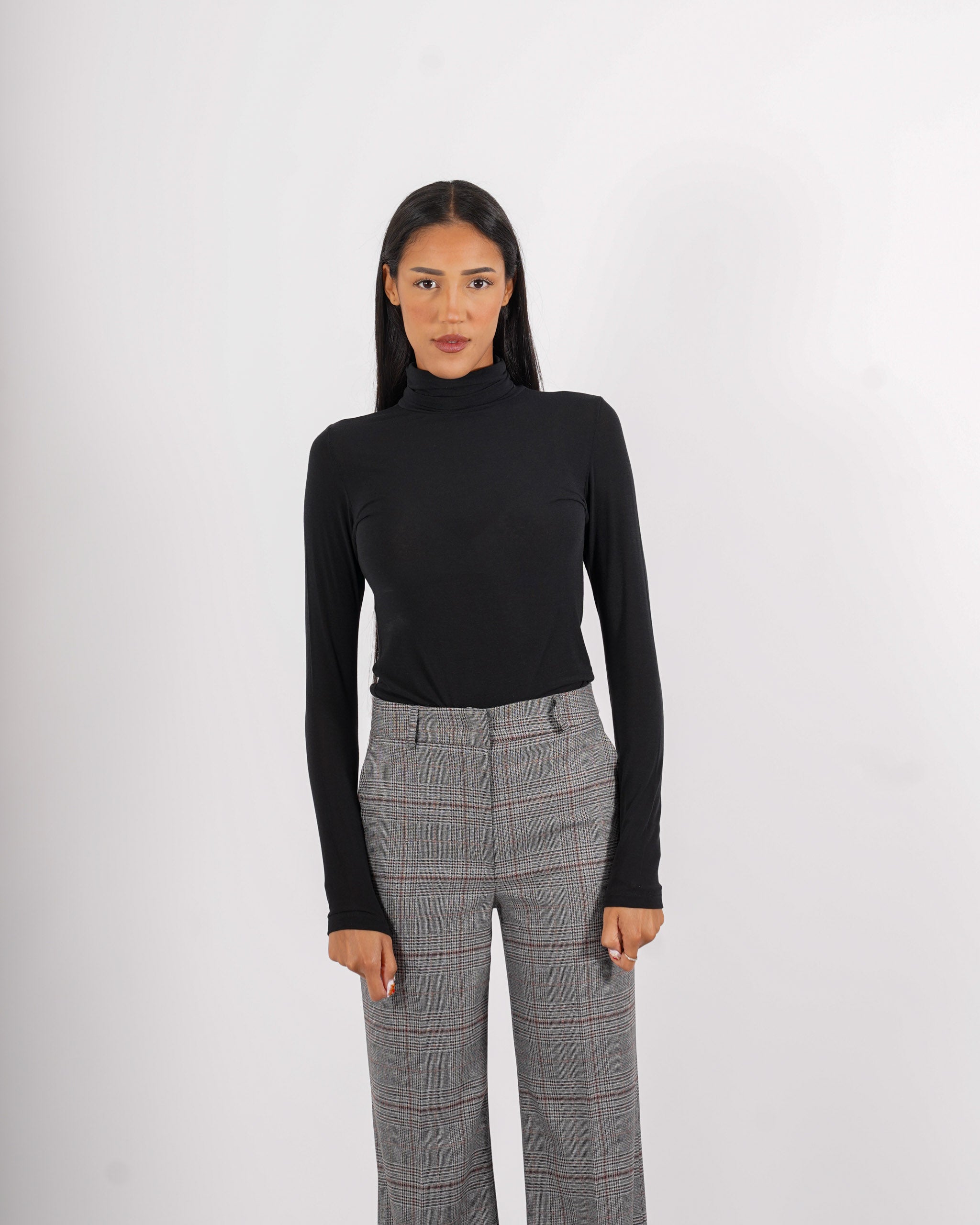 Maglia collo alto in mano cachemire - Ashanti