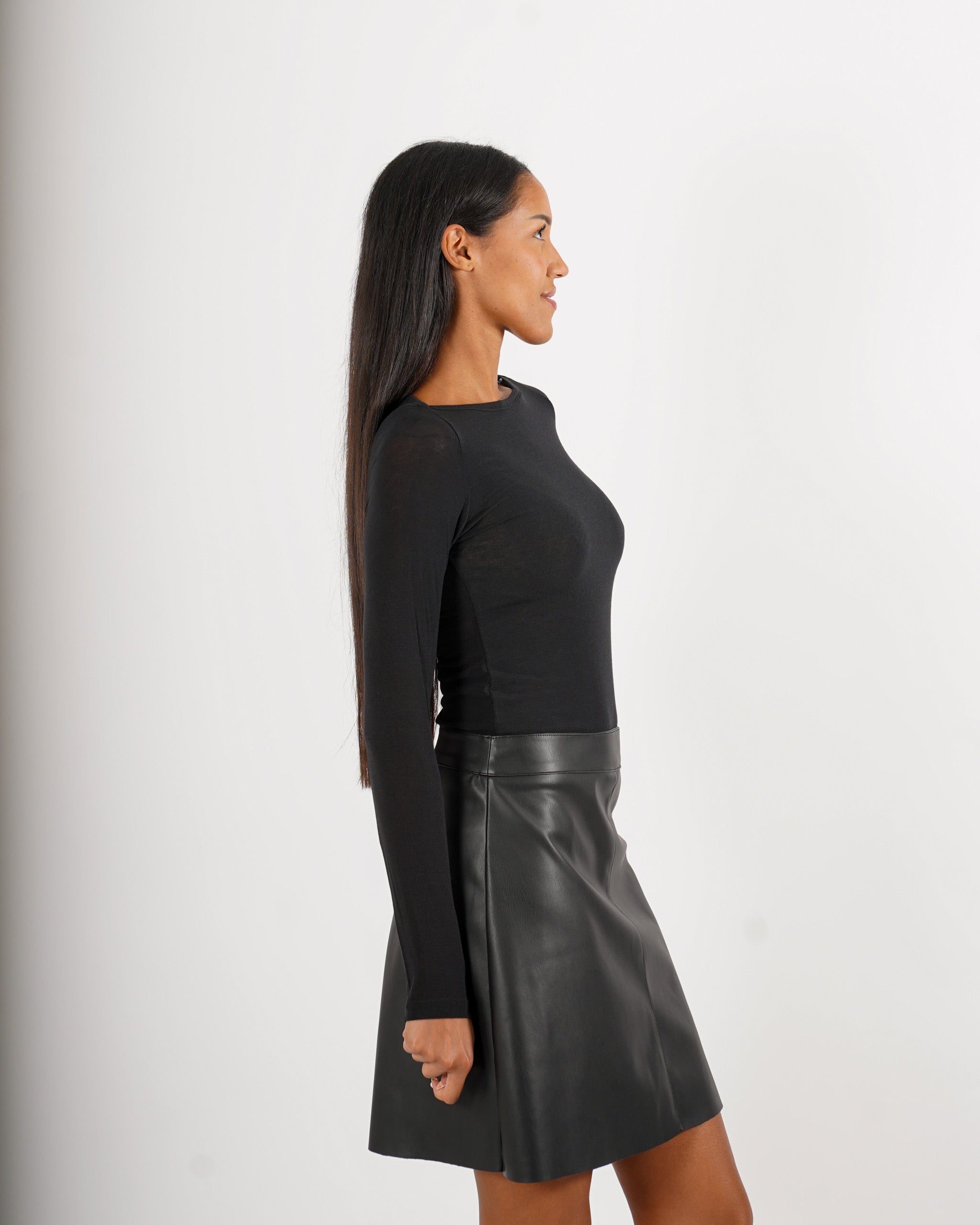 Shirt scollo ampio in mano cashmere - Urmila