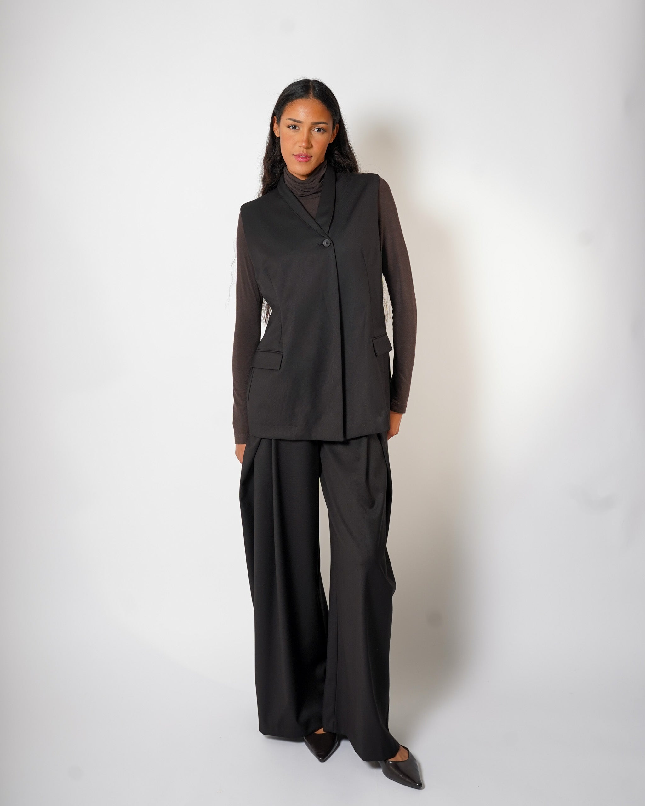 Pantaloni over con pence - Cattiva