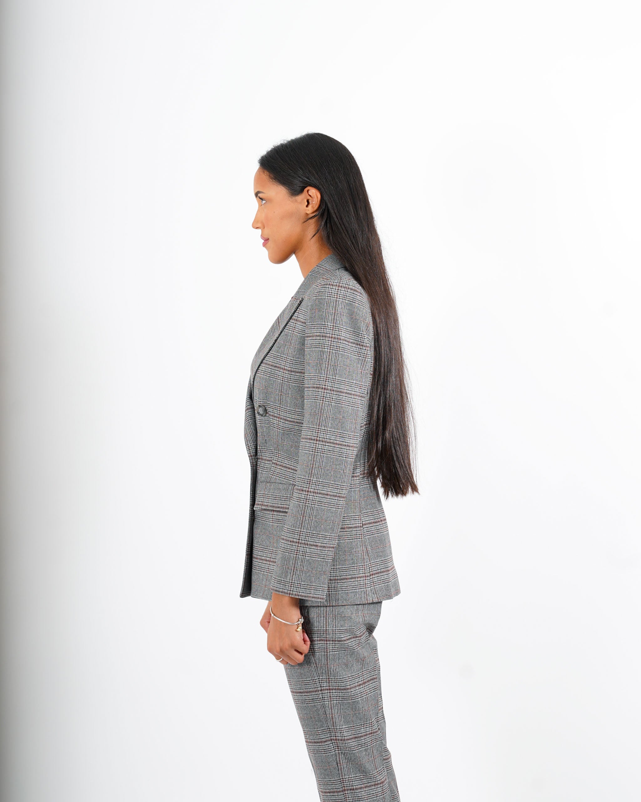 Giacca doppio petto con sei bottoni in frescolana - Tiffany