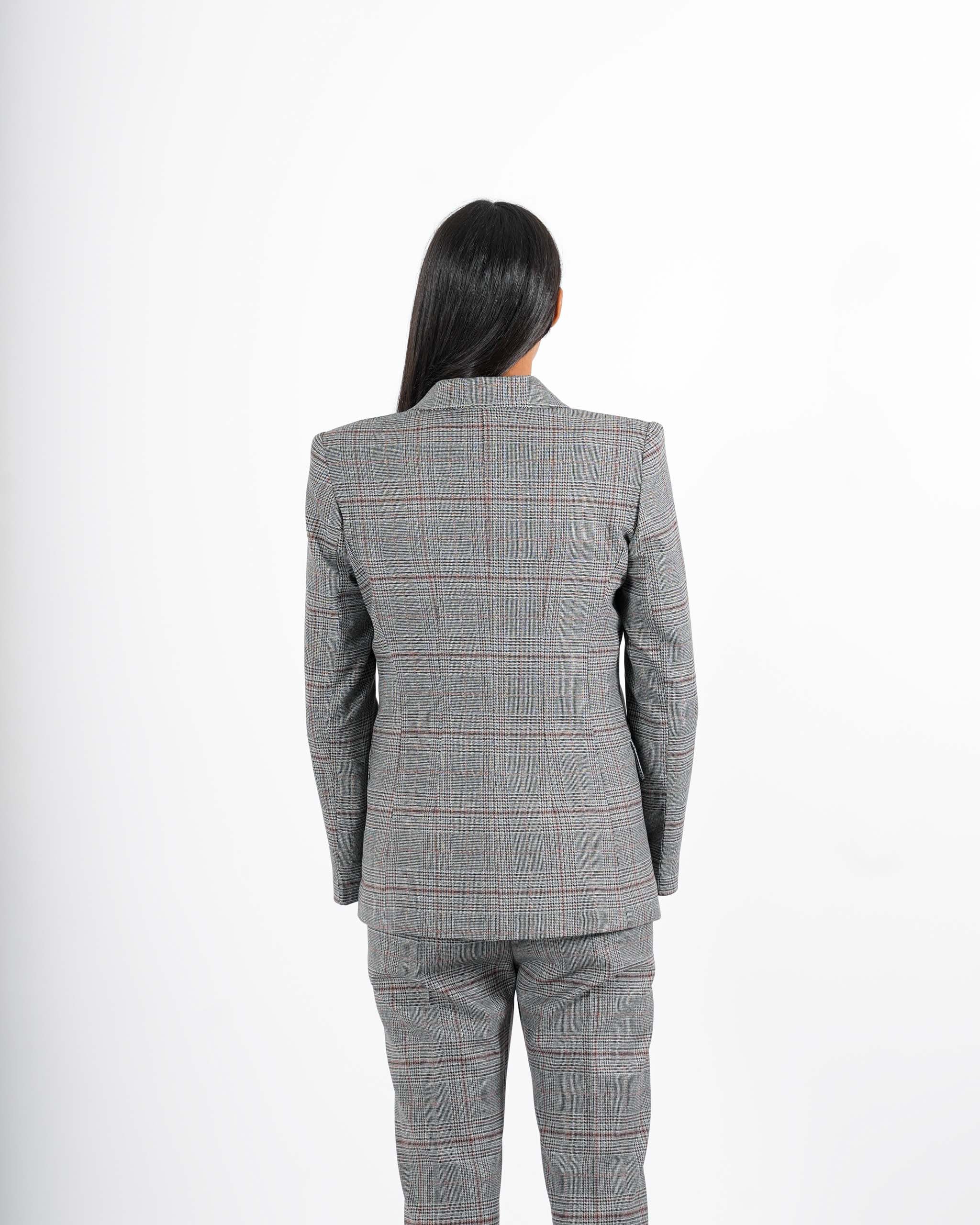 Giacca doppio petto con sei bottoni in frescolana - Tiffany