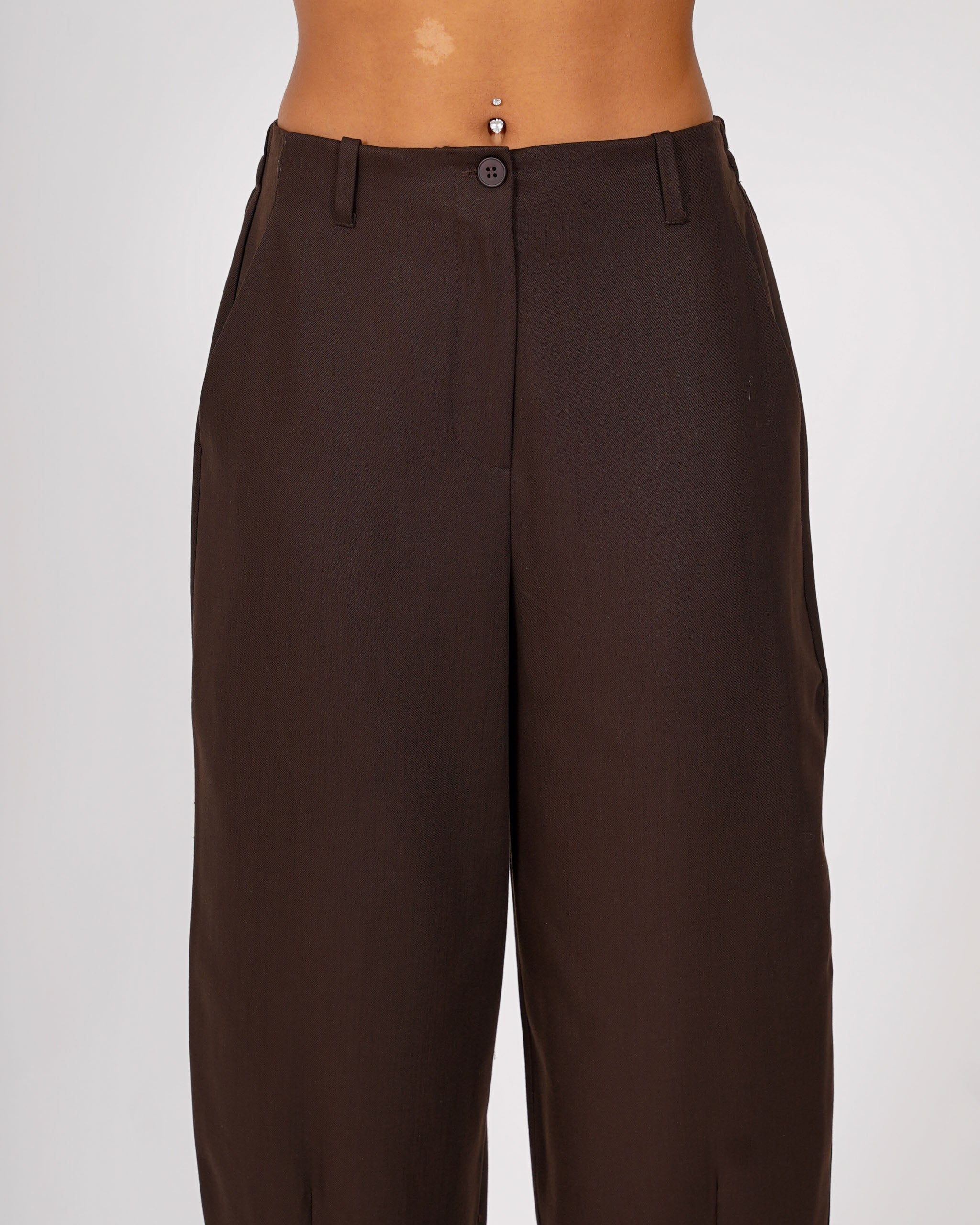 Pantaloni baloon in tessuto canvas - Giordana