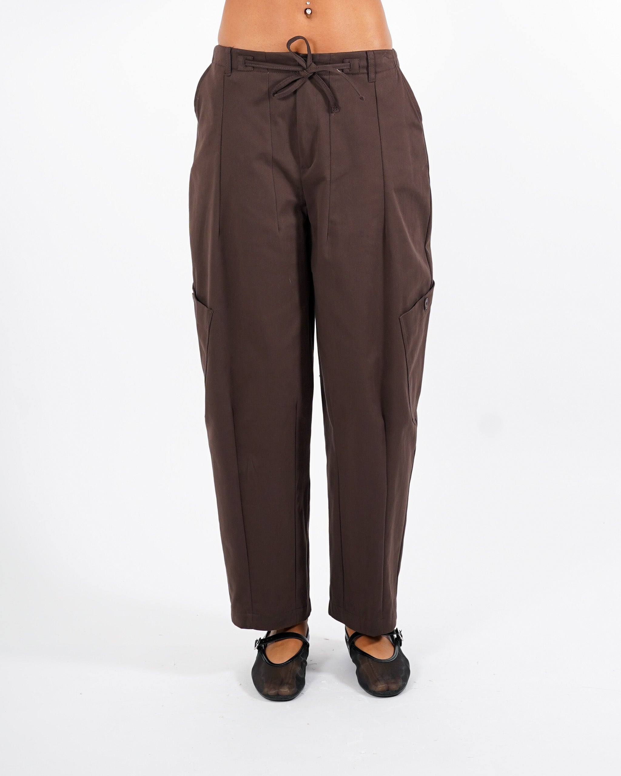 Pantaloni baloon con tasche in cotone - Drastica