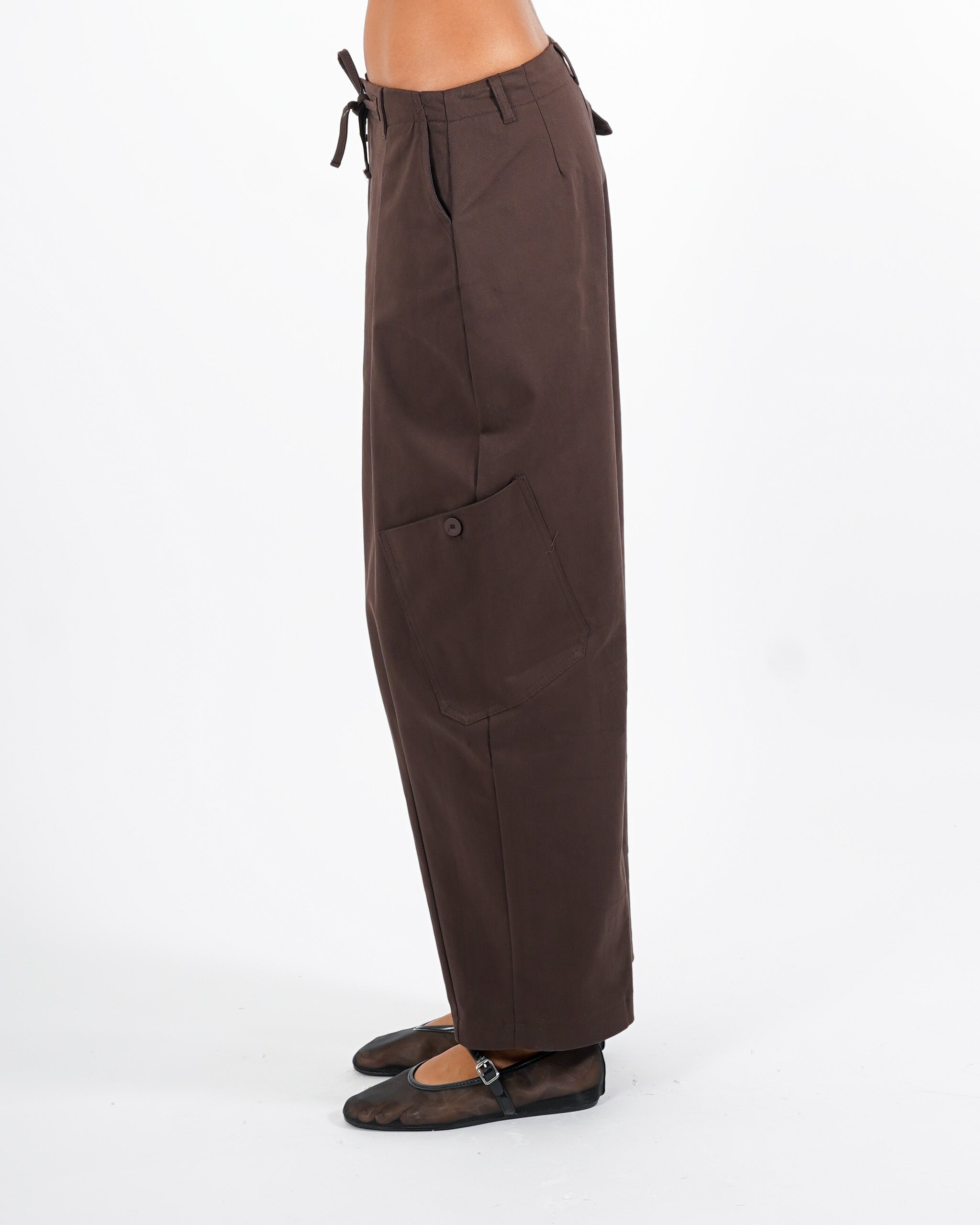 Pantaloni baloon con tasche in cotone - Drastica
