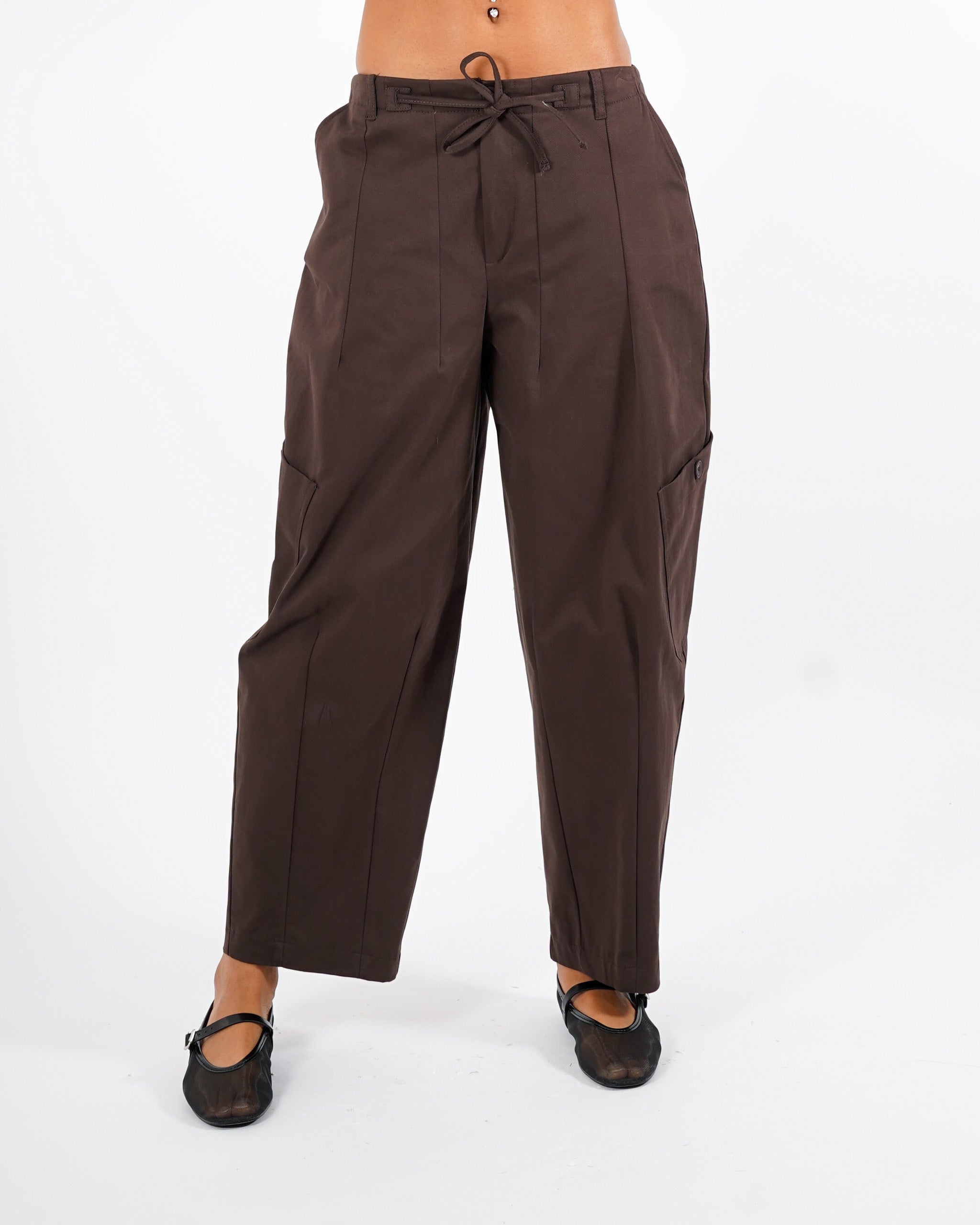 Pantaloni baloon con tasche in cotone - Drastica