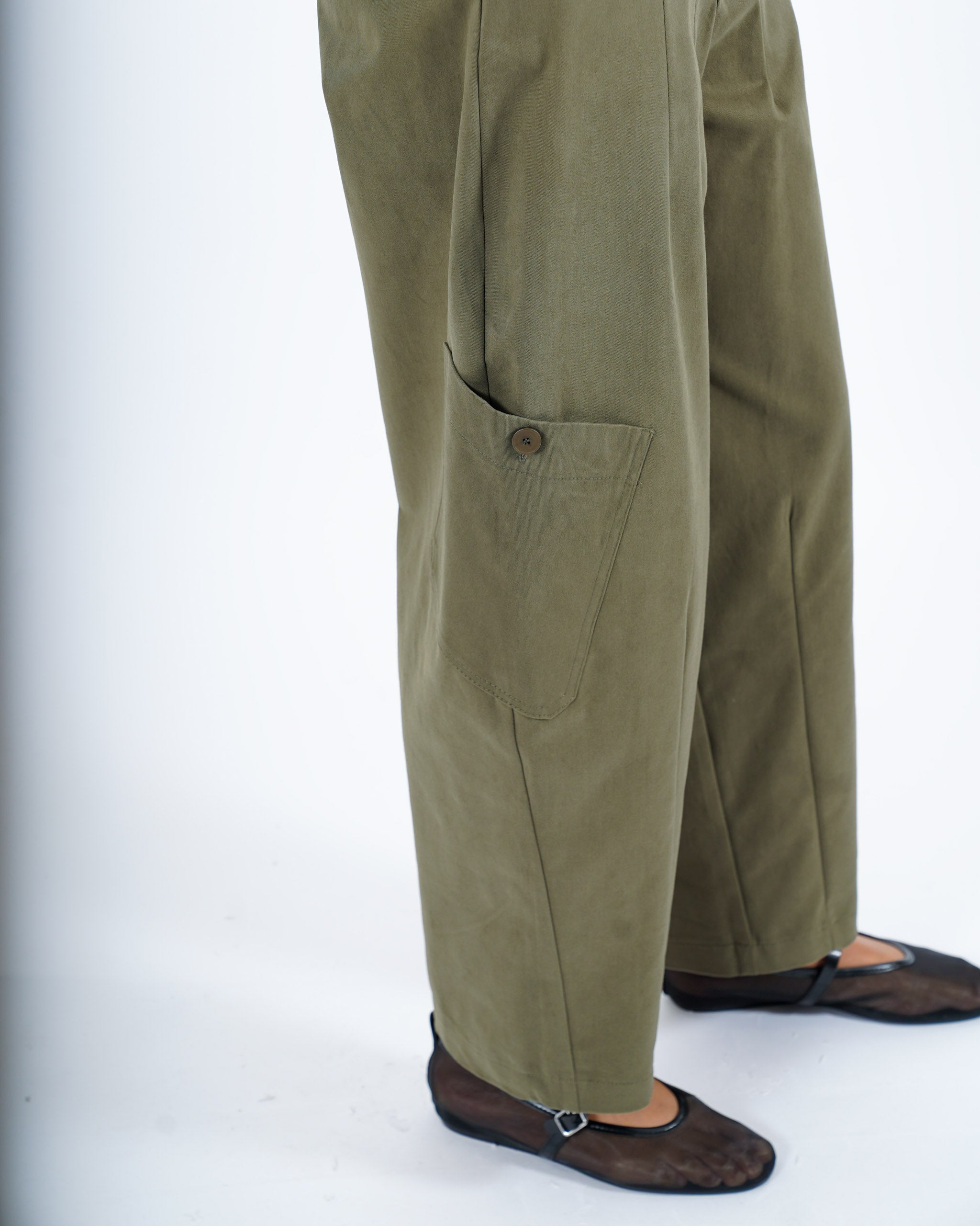 Pantaloni baloon con tasche in cotone - Drastica