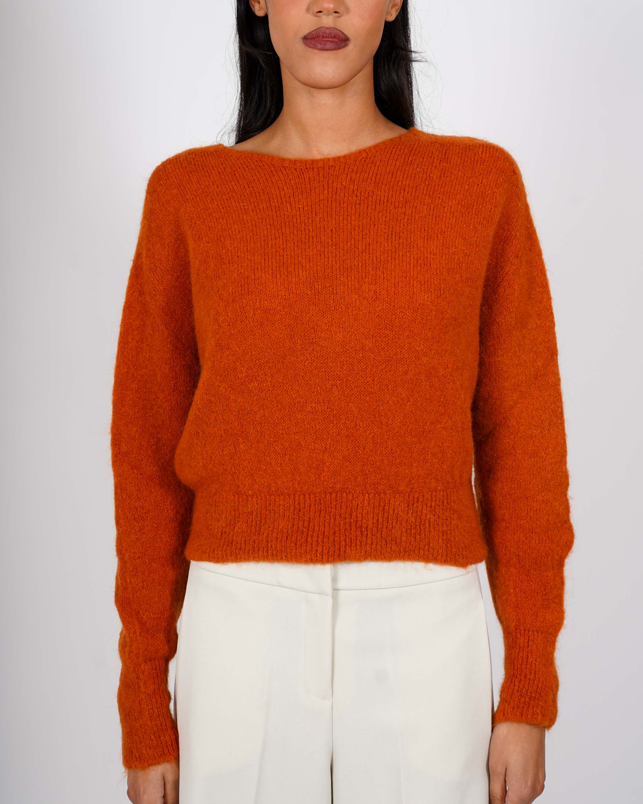 Maglia girocollo in mano mohair - Eduarda