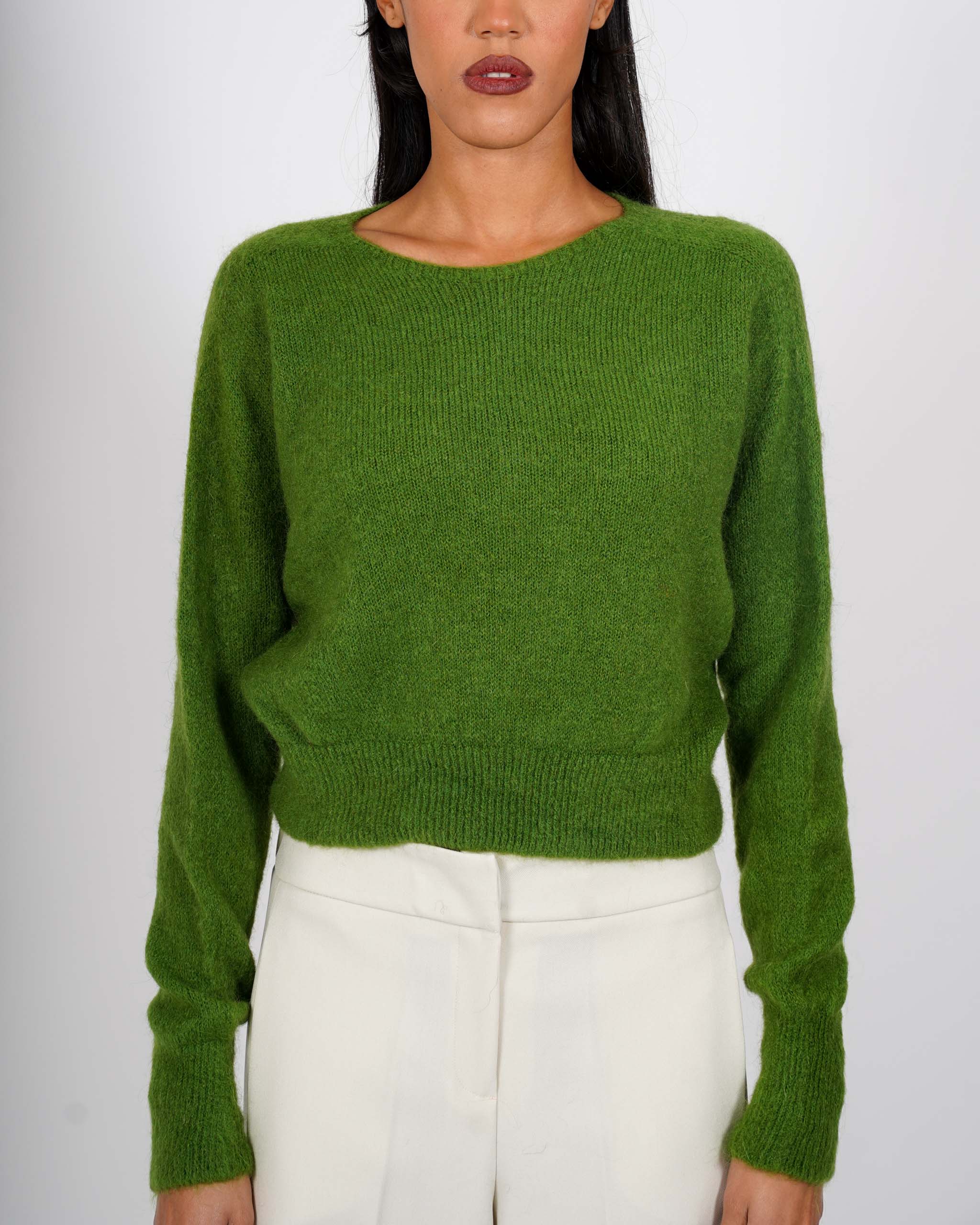 Maglia girocollo in mano mohair - Eduarda