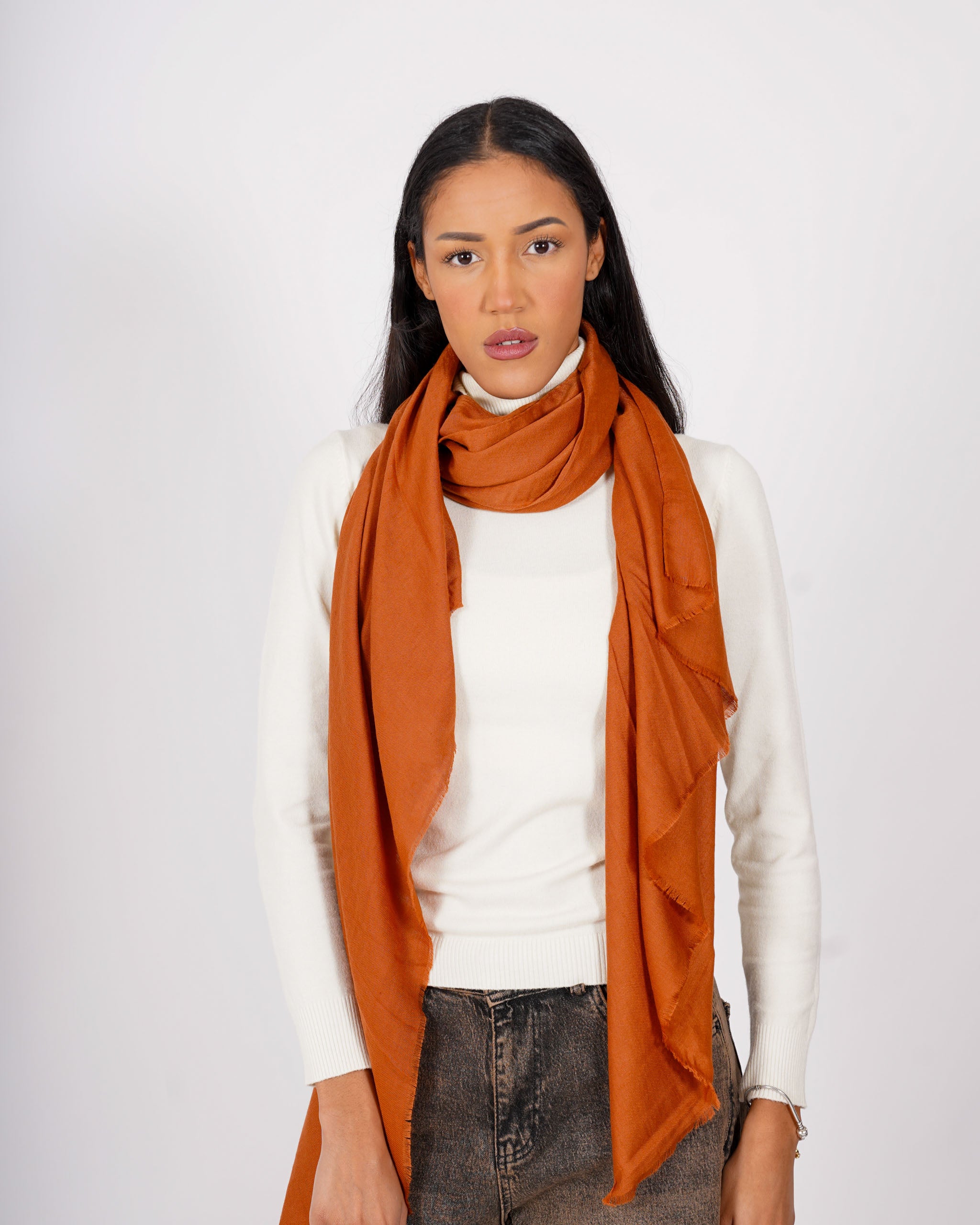 Sciarpa in mano viscosa - A1260