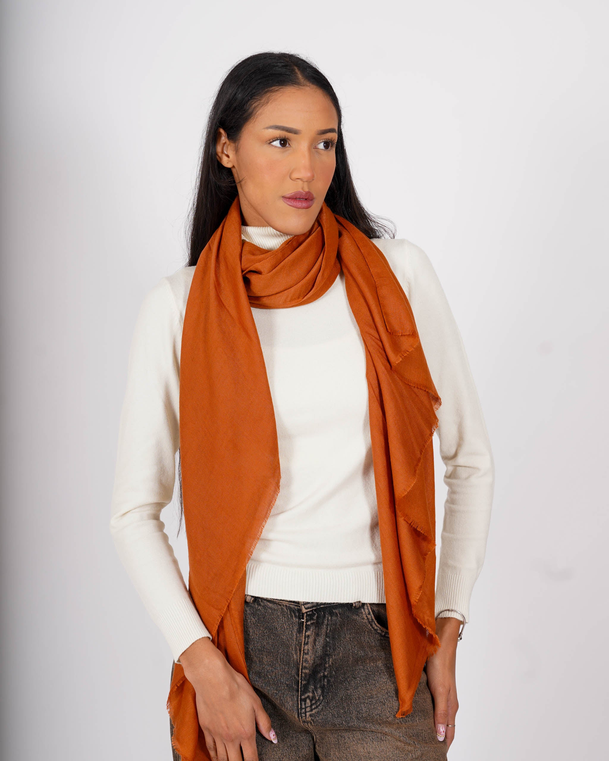 Sciarpa in mano viscosa - A1260