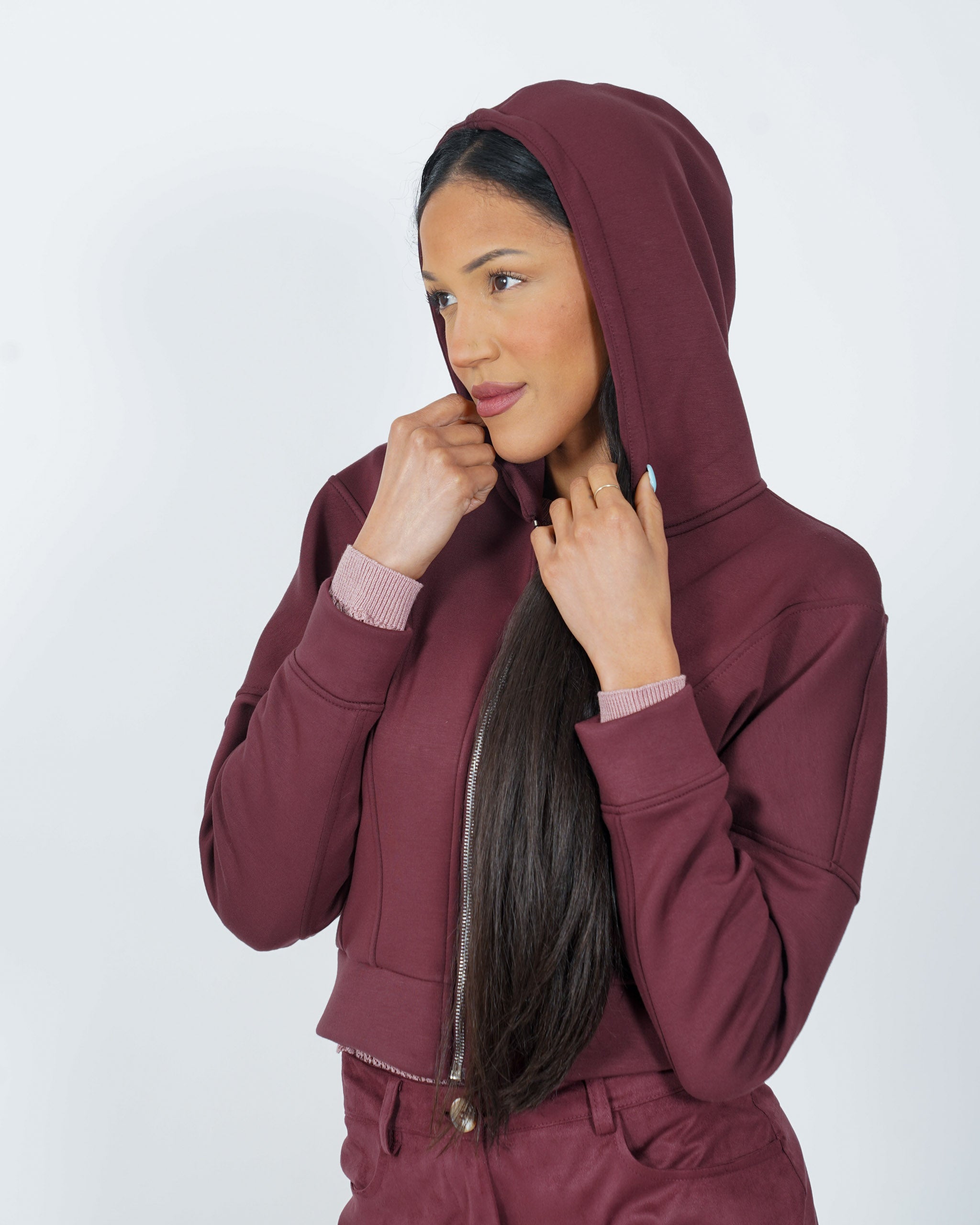 Felpa slim fit con cappuccio - Rihanna