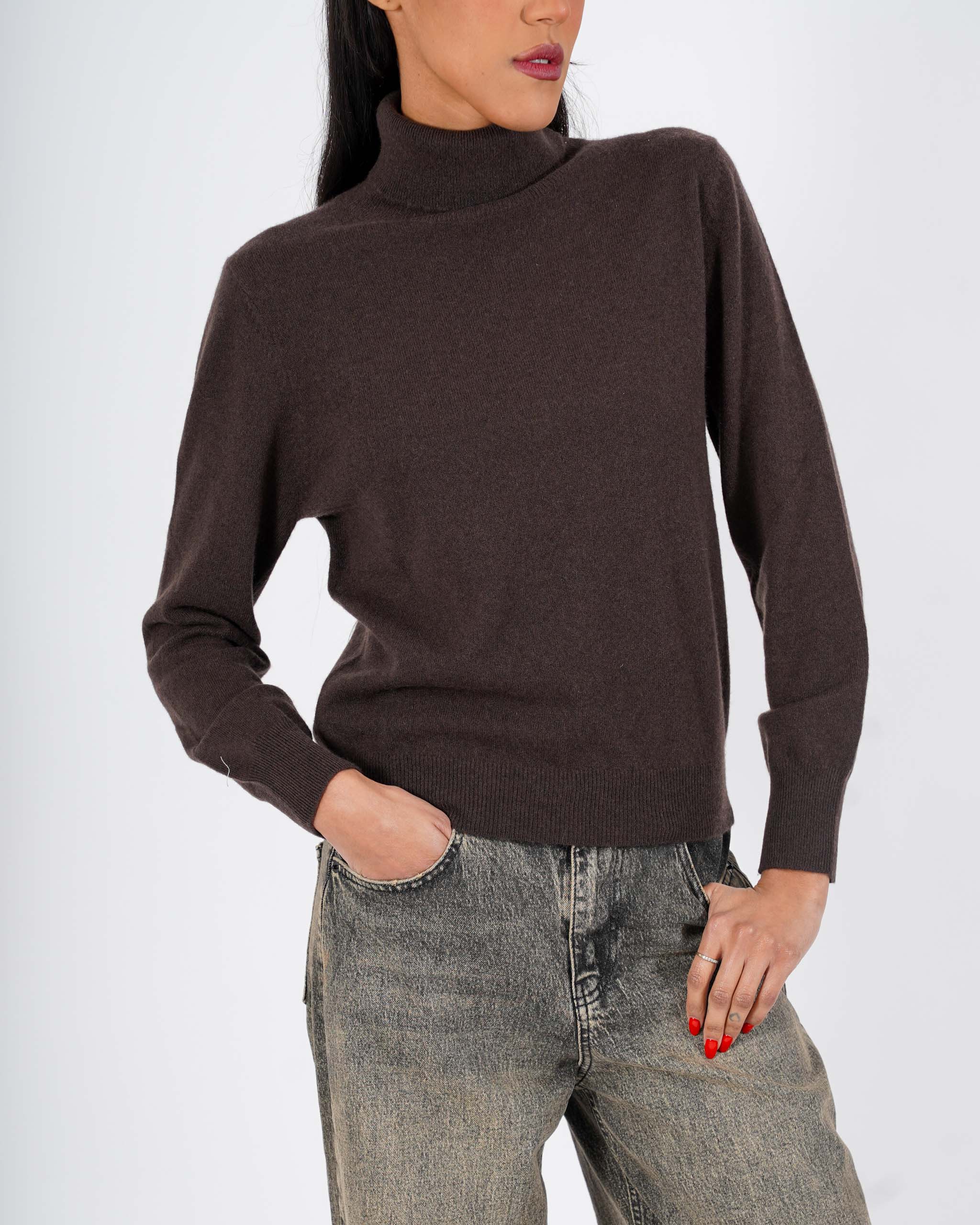 Maglia collo alto in cashmere - Lepore