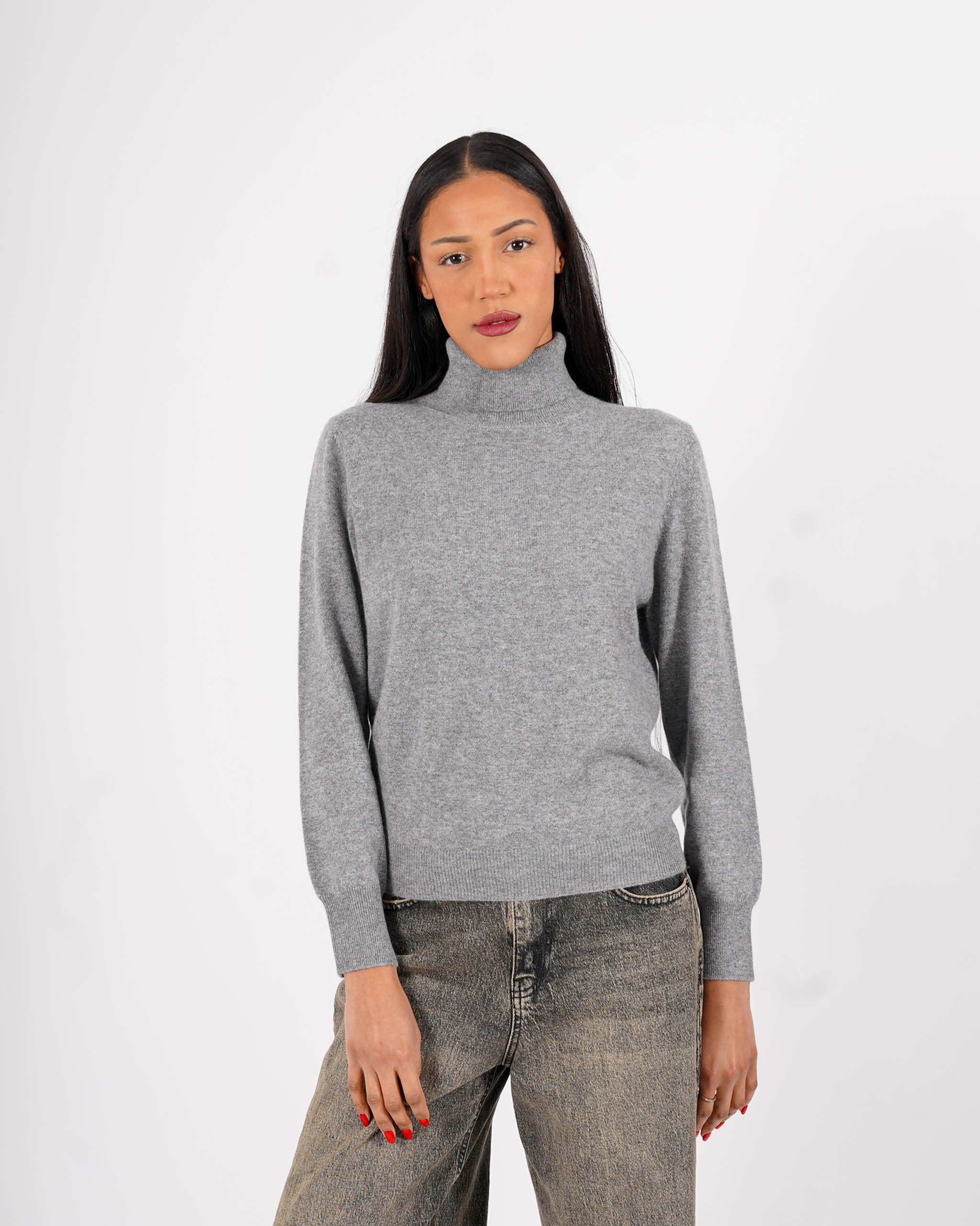 Maglia collo alto in cashmere - Lepore
