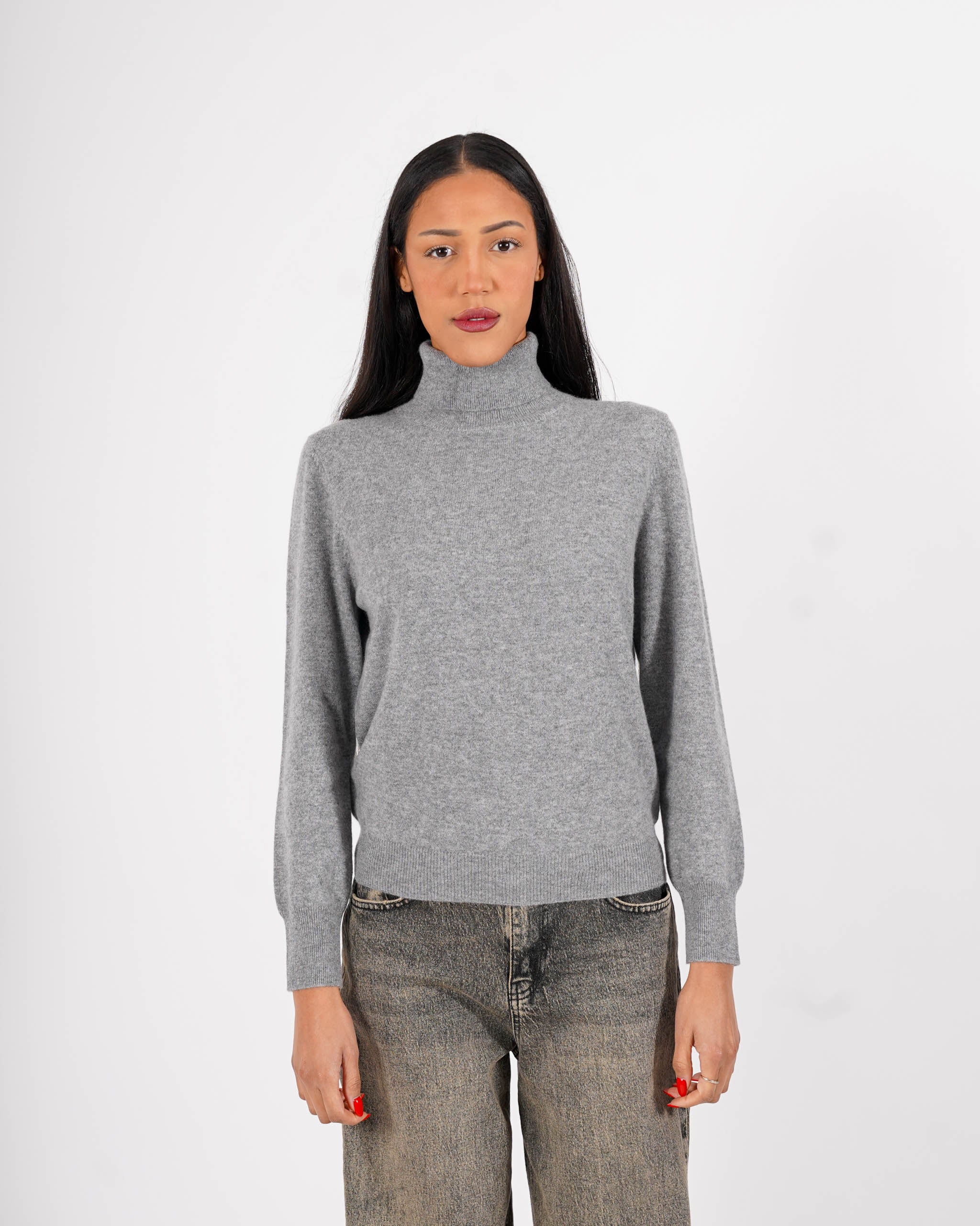 Maglia collo alto in cashmere - Lepore