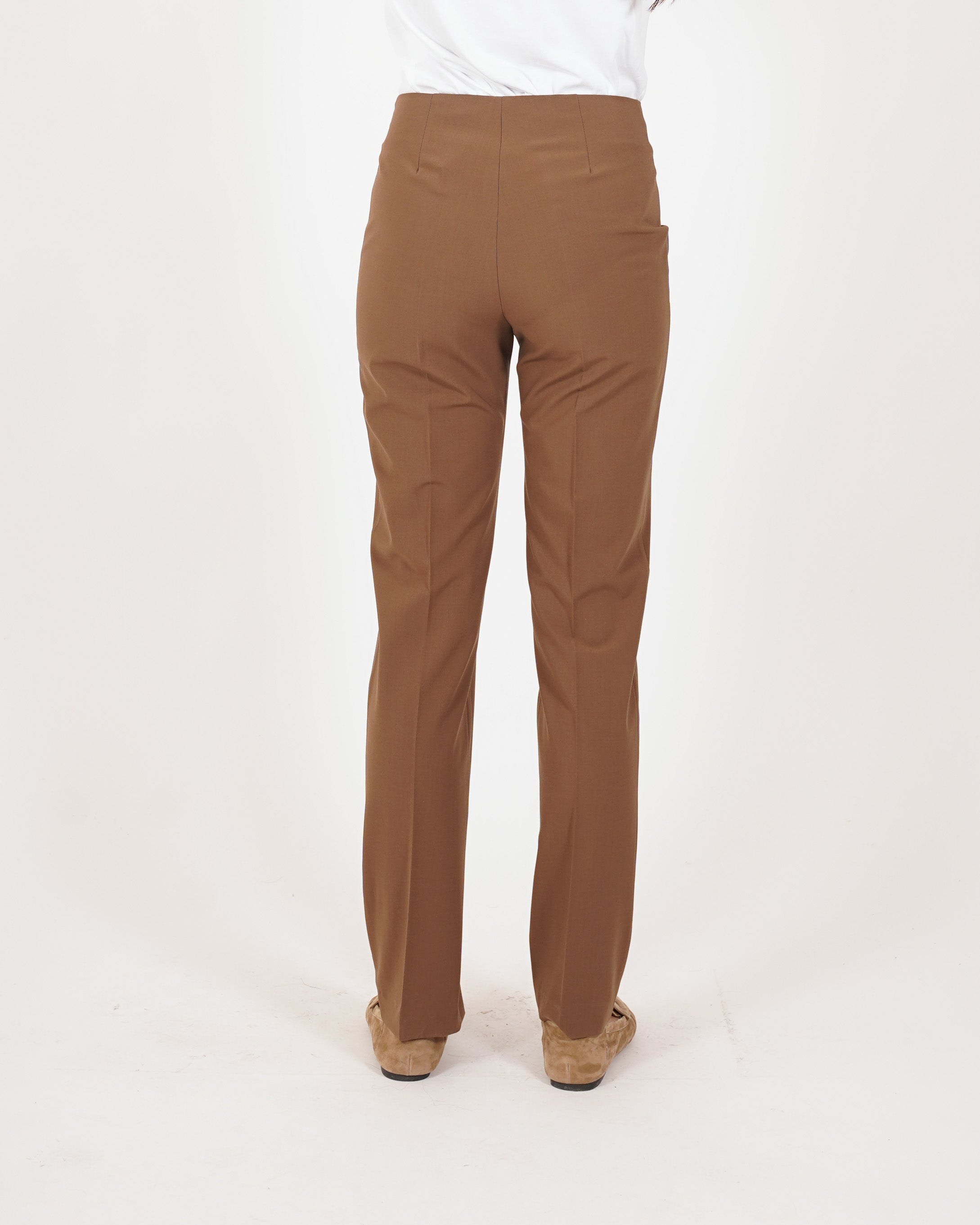 Pantaloni slim fit in tessuto ecofibra - Timorosa