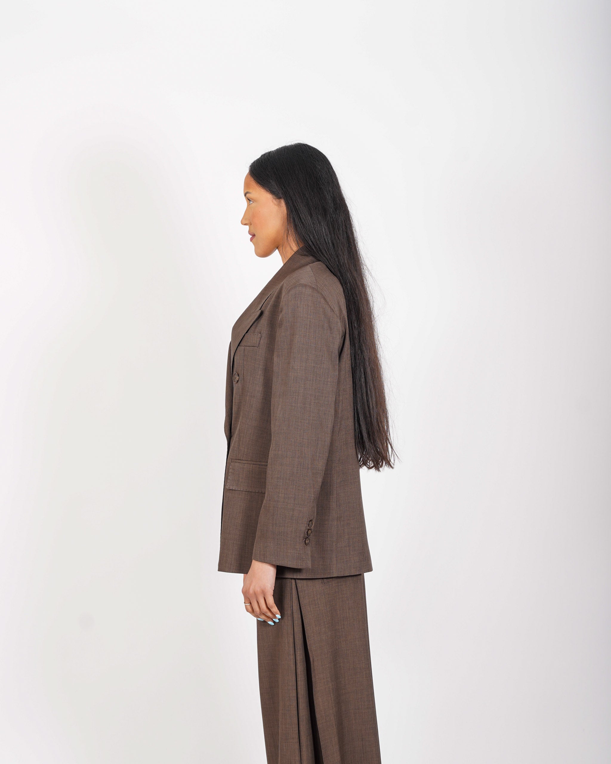 Giacca doppio petto in ecofibra - Valorosa