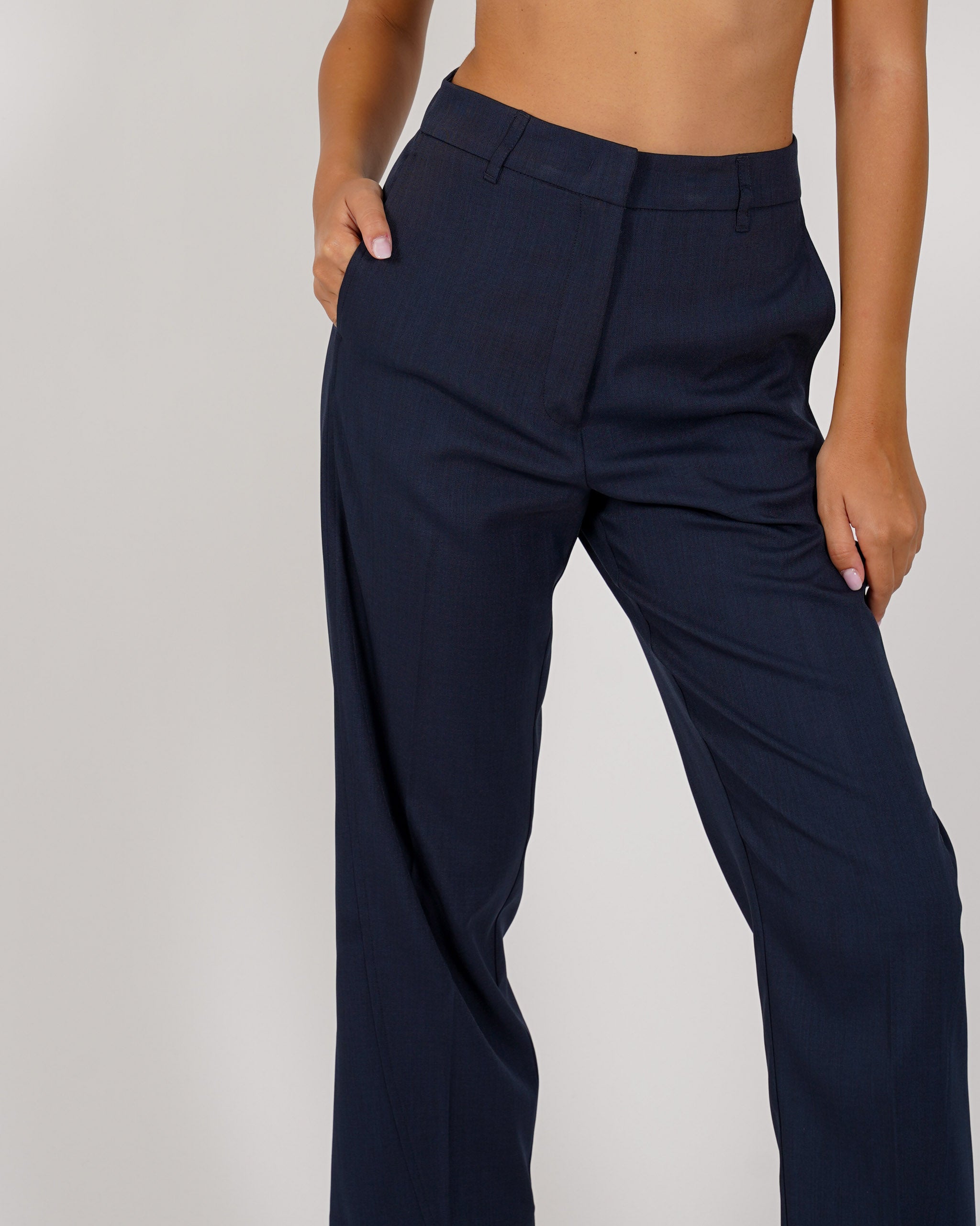 Pantaloni cropped in eco fibra - Diretta