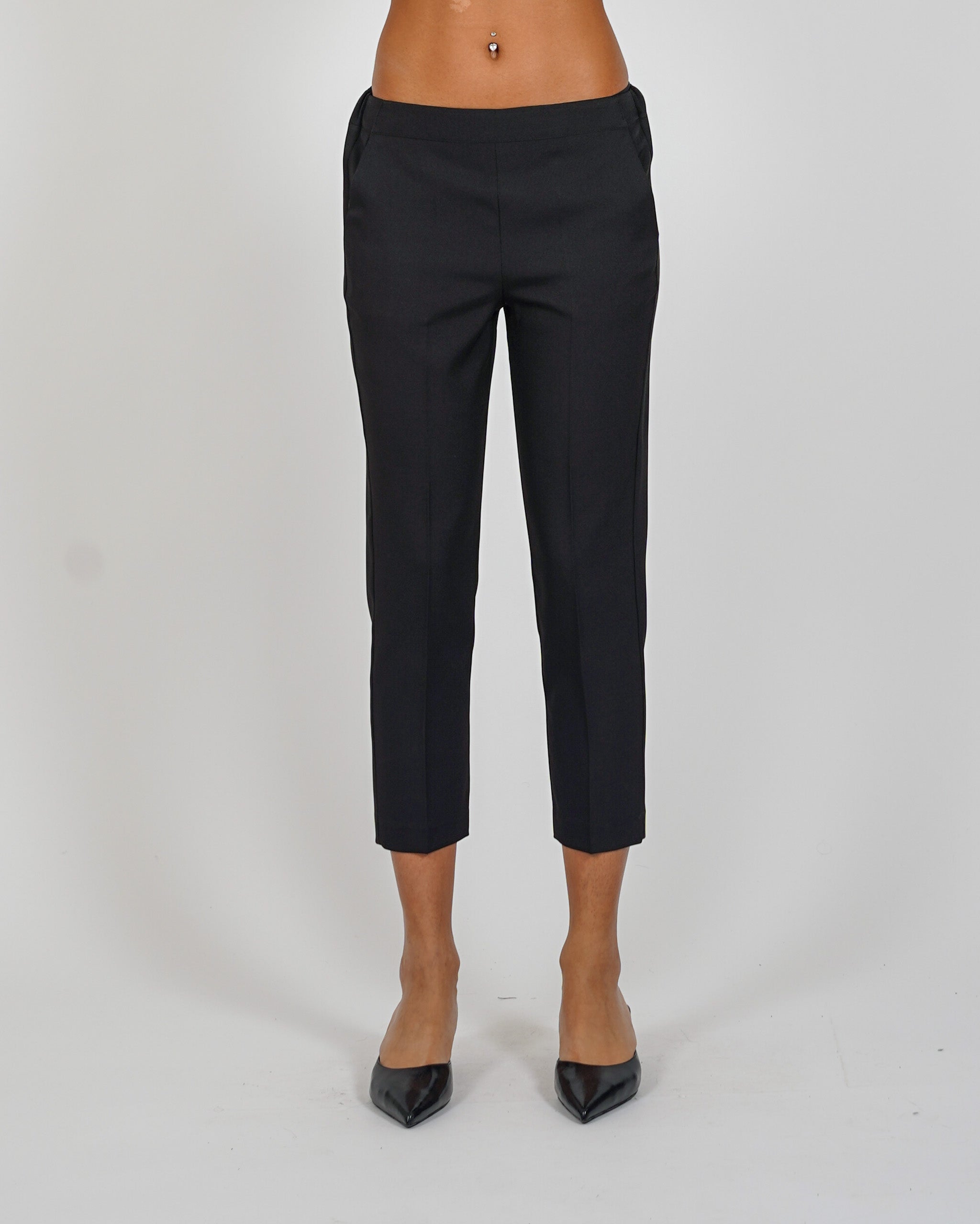 Pantaloni slim fit con elastico in ecofibra - Judas