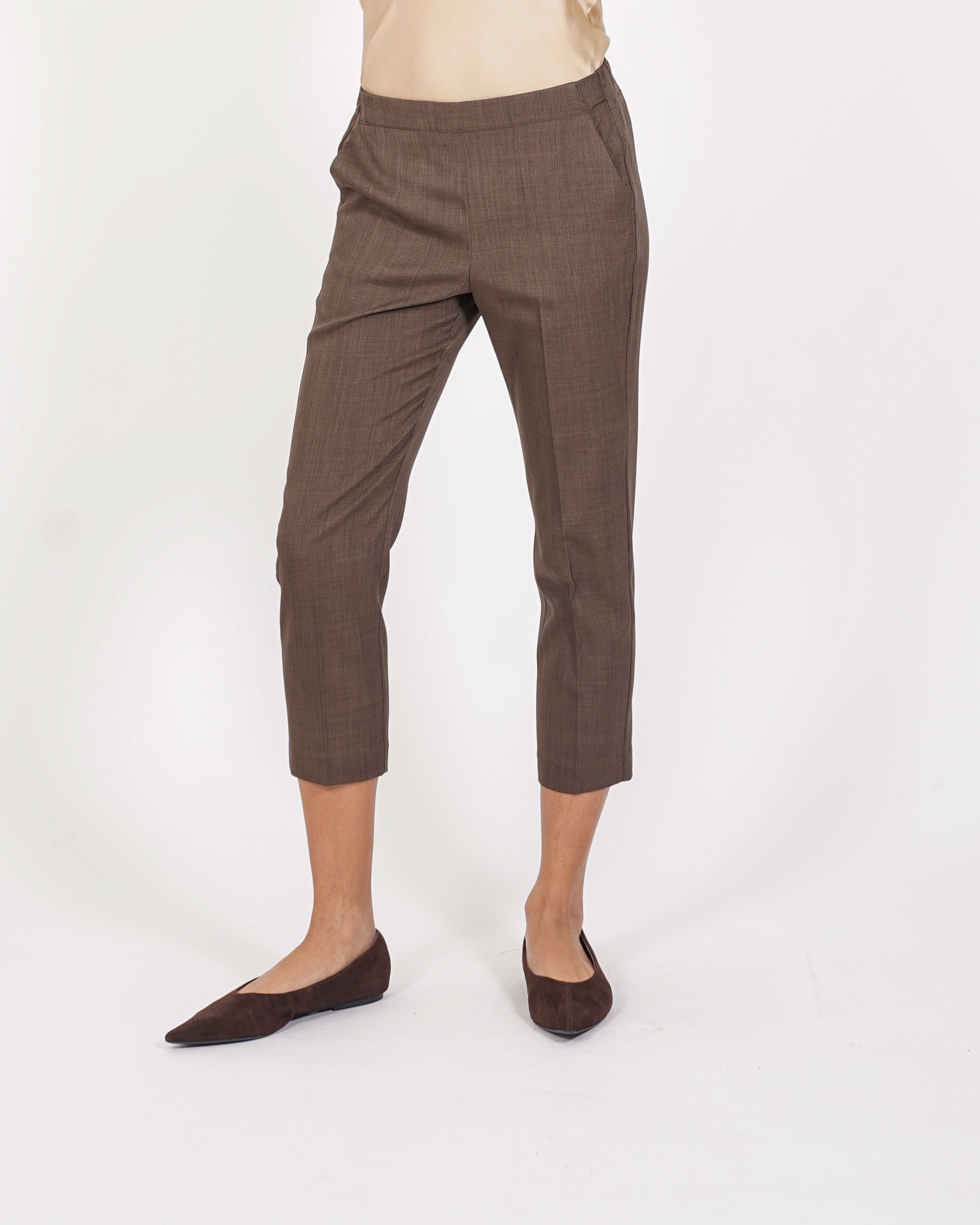 Pantaloni slim fit con elastico in ecofibra - Judas