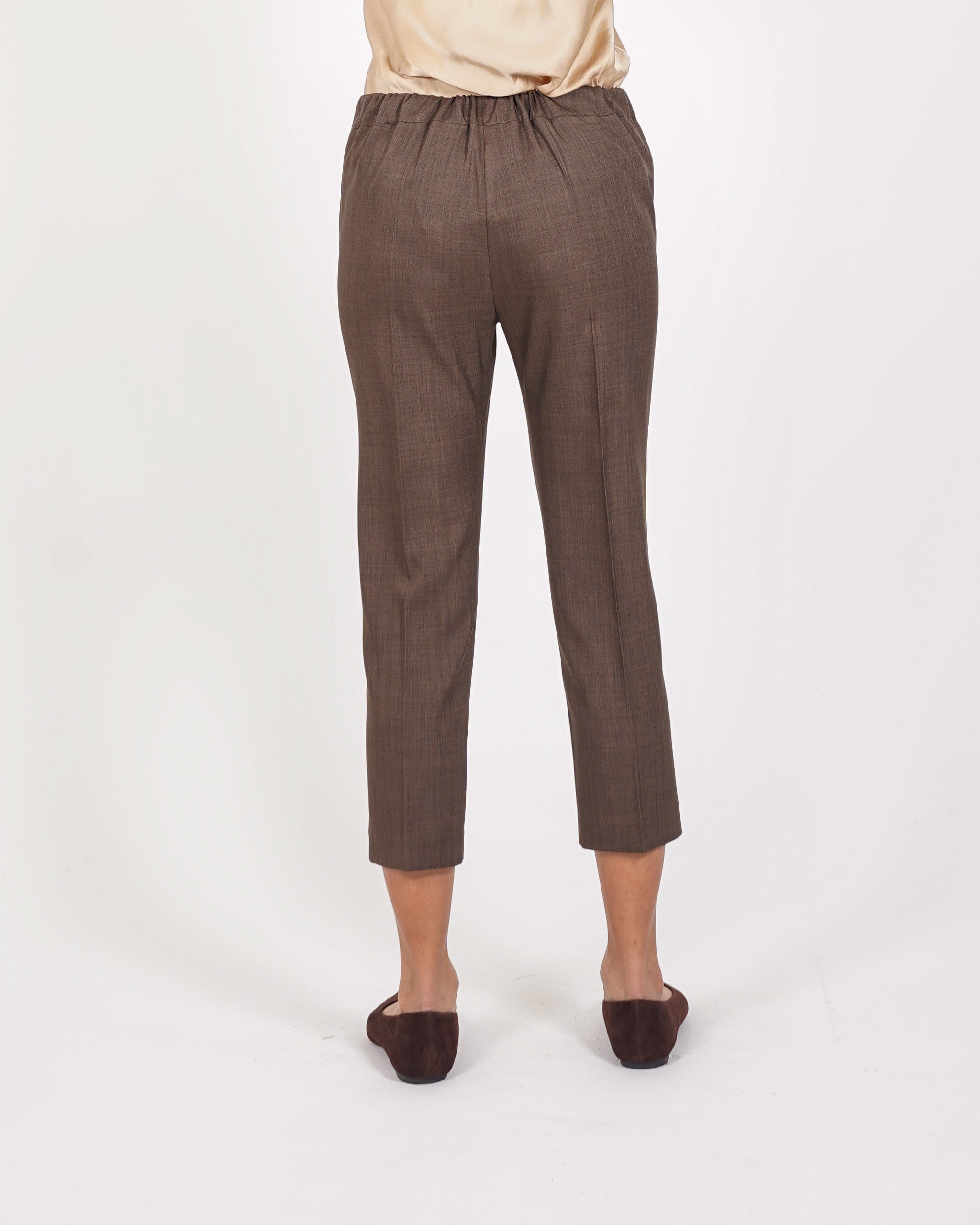 Pantaloni slim fit con elastico in ecofibra - Judas