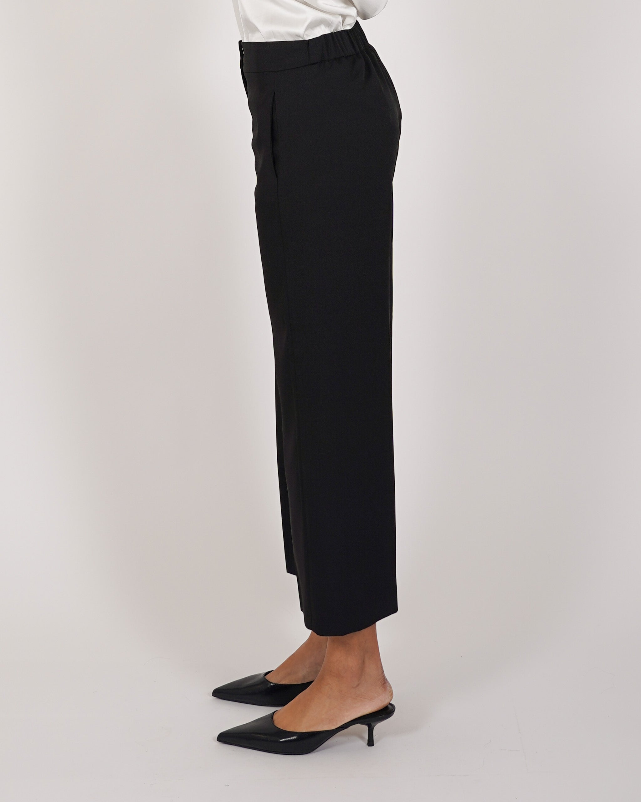 Pantaloni cropped in eco fibra - Manzano