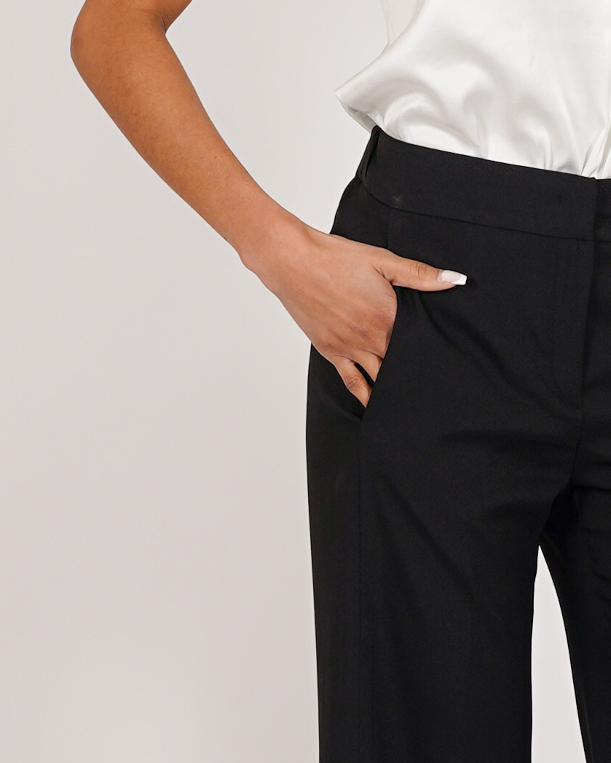 Pantaloni cropped in eco fibra - Manzano